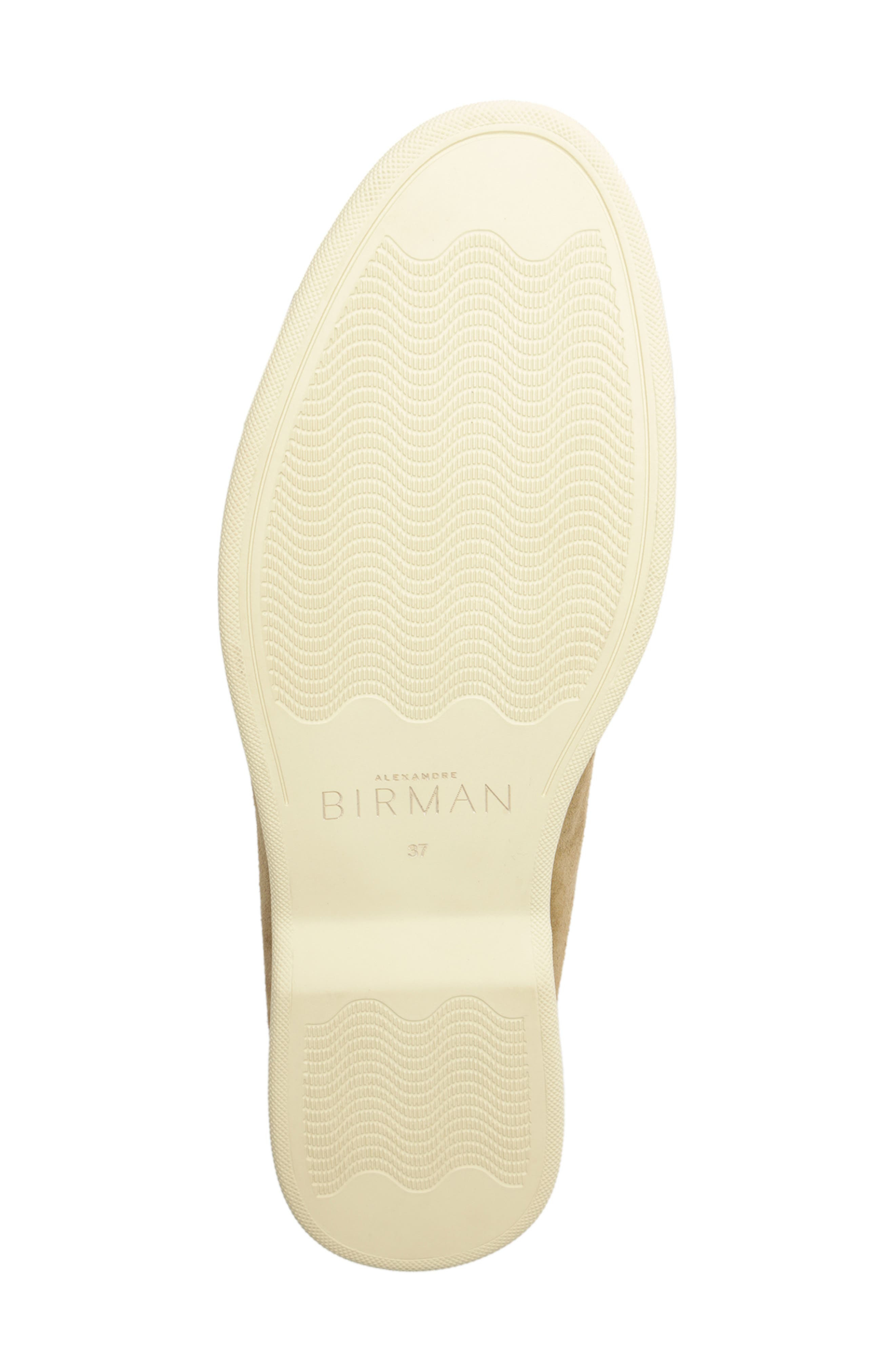 Alexandre Birman Clarita Genuine Shearling Lined Bootie in Semolina at Nordstrom - 6