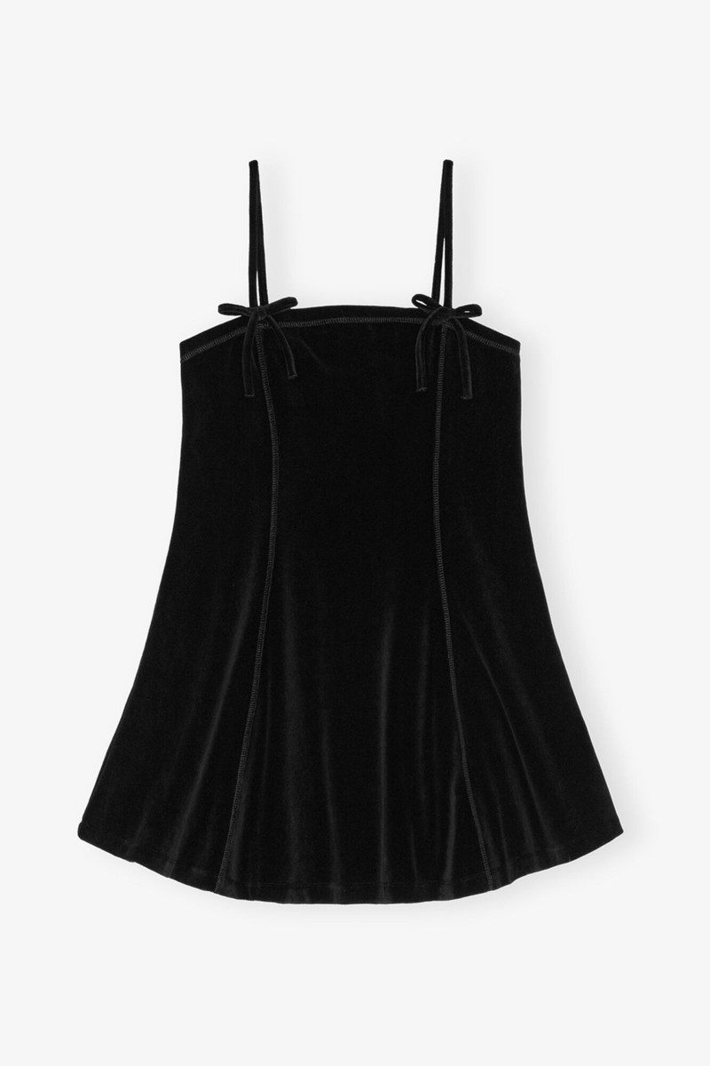 VELOUR MINI DRESS 1