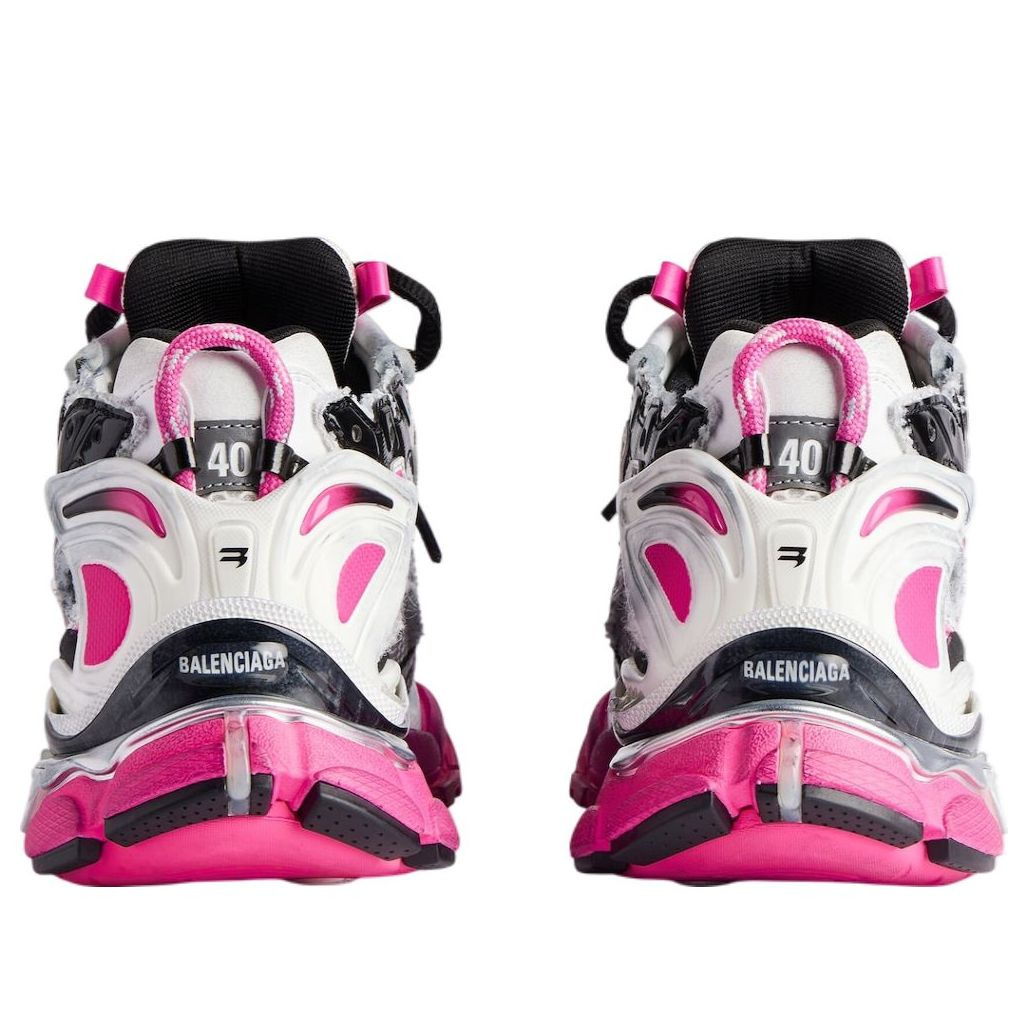 (WMNS) Balenciaga Runner Gradient 'White Pink Black' 772767WRUNG9155 - 4