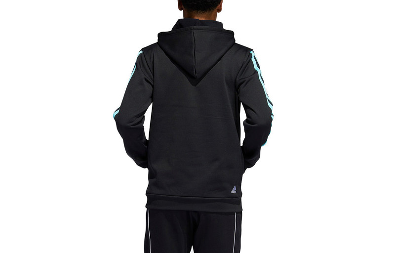 adidas Men's adidas Trae Avatar Trae Young Contrasting Colors Stripe Basketball Sports Black HB3125 outlook