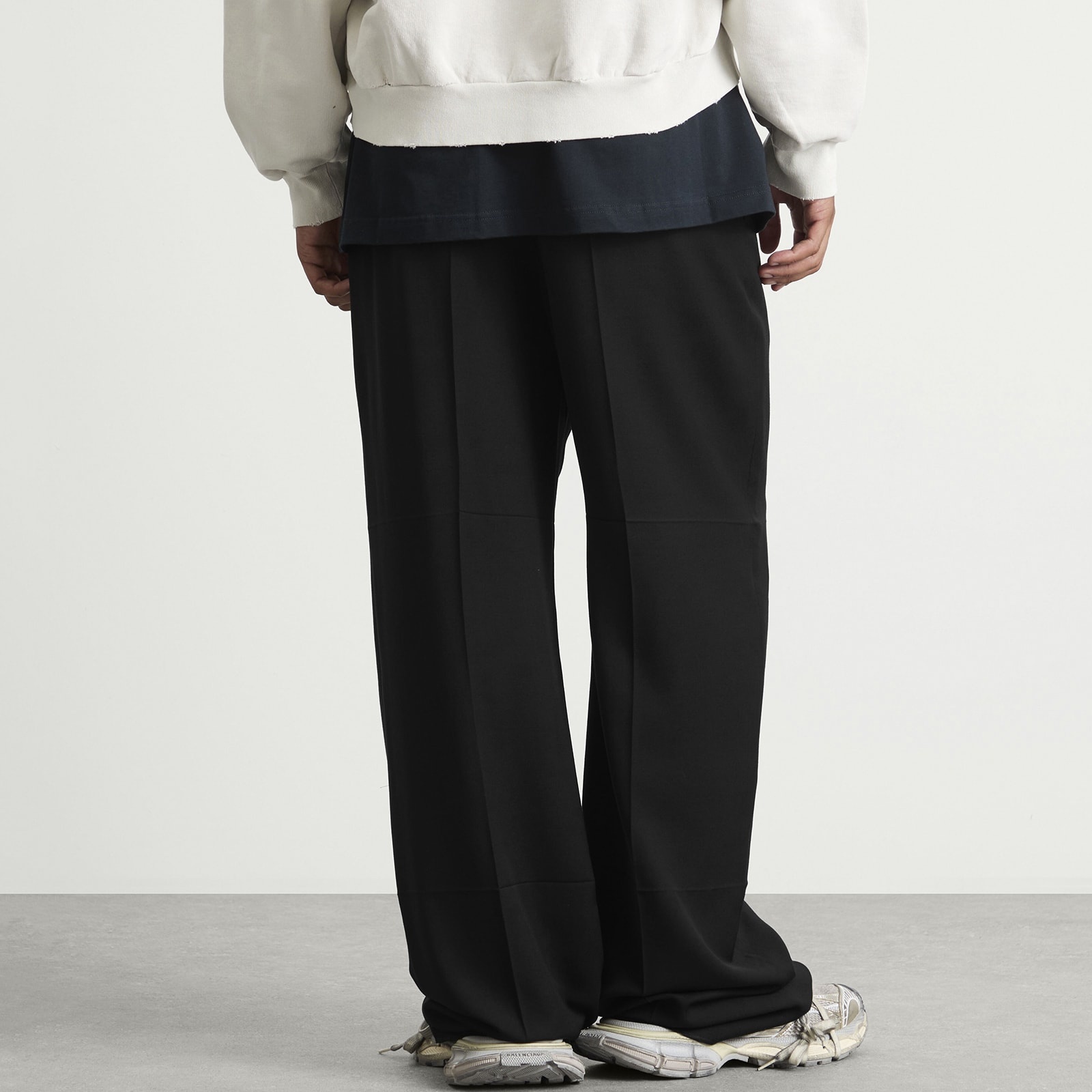 Balenciaga Fluid Twill Tailored Pants - 3