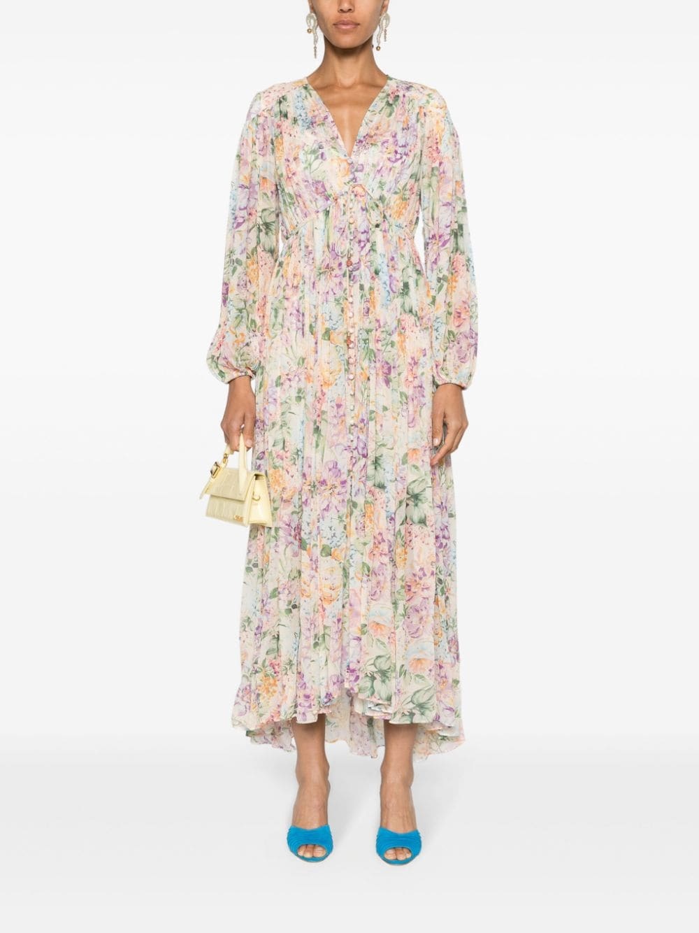 Halliday floral-print maxi dress - 2