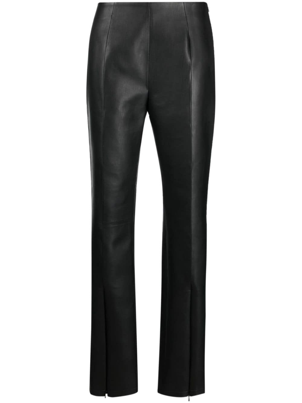 Nicolette faux-leather trousers - 1