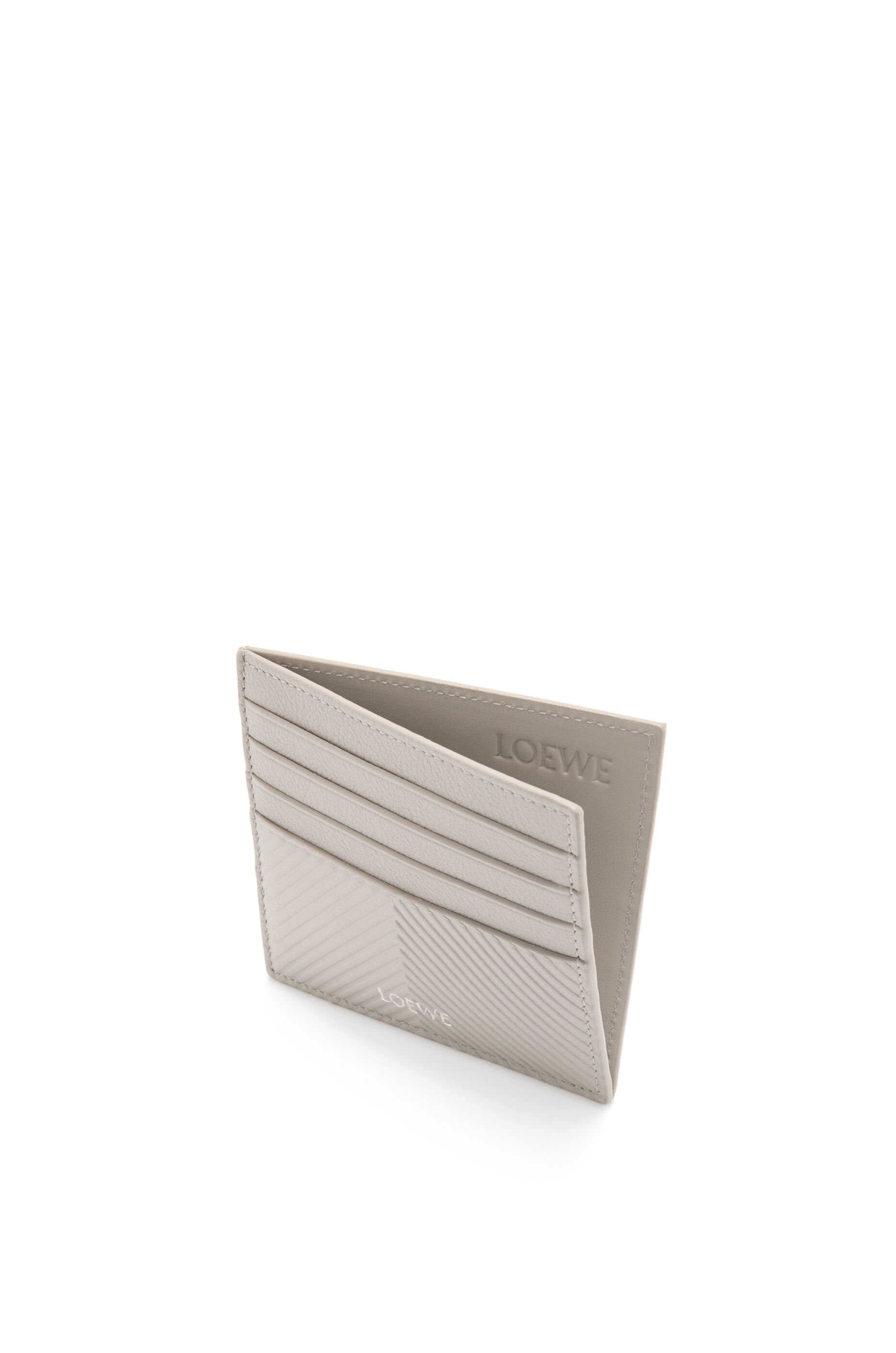 Open cardholder in textured classic calfskin - 2