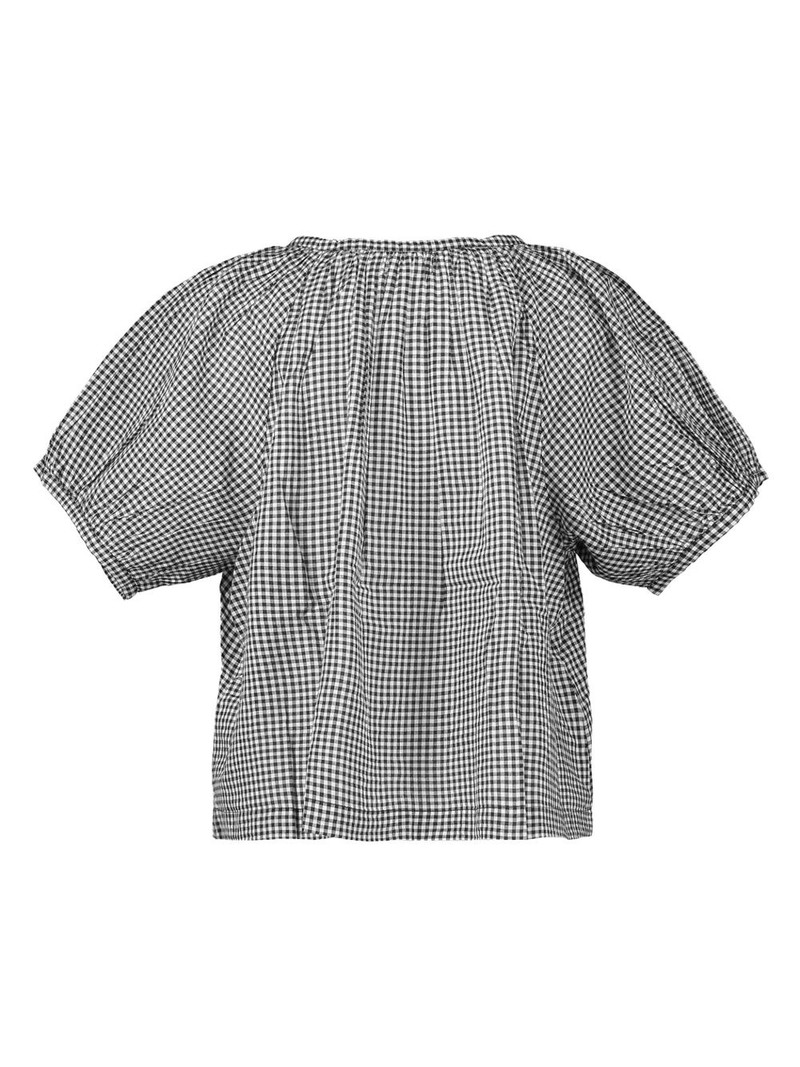 DÔEN June puff-sleeve blouse outlook