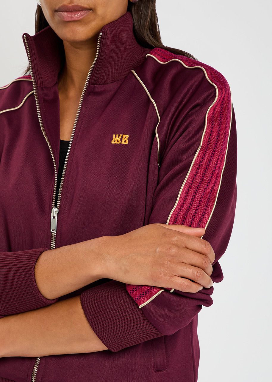 Wales Bonner Mantra Logo-embroidered Jersey Track Jacket - 4
