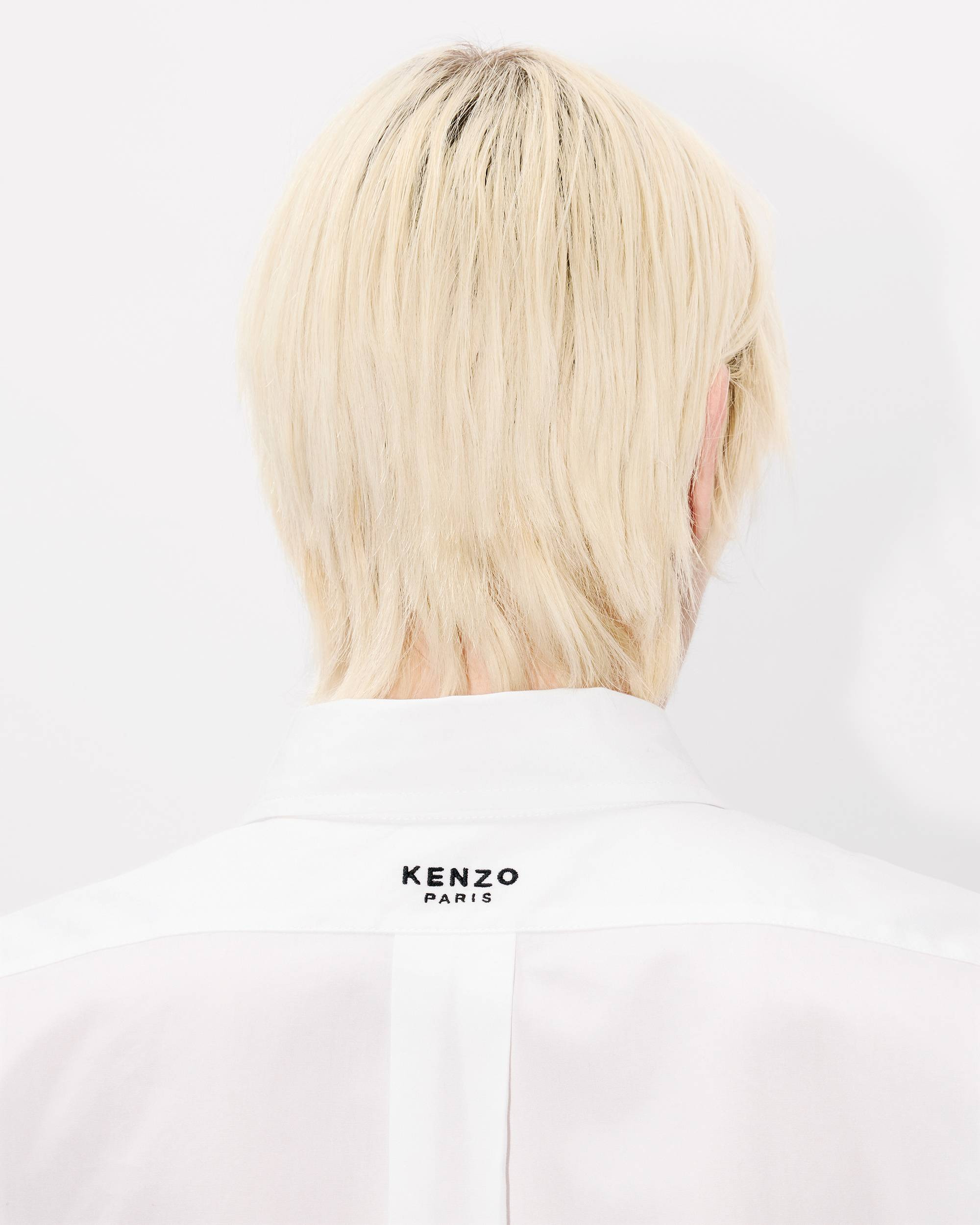 'Boke Flower' embroidered casual shirt - 7