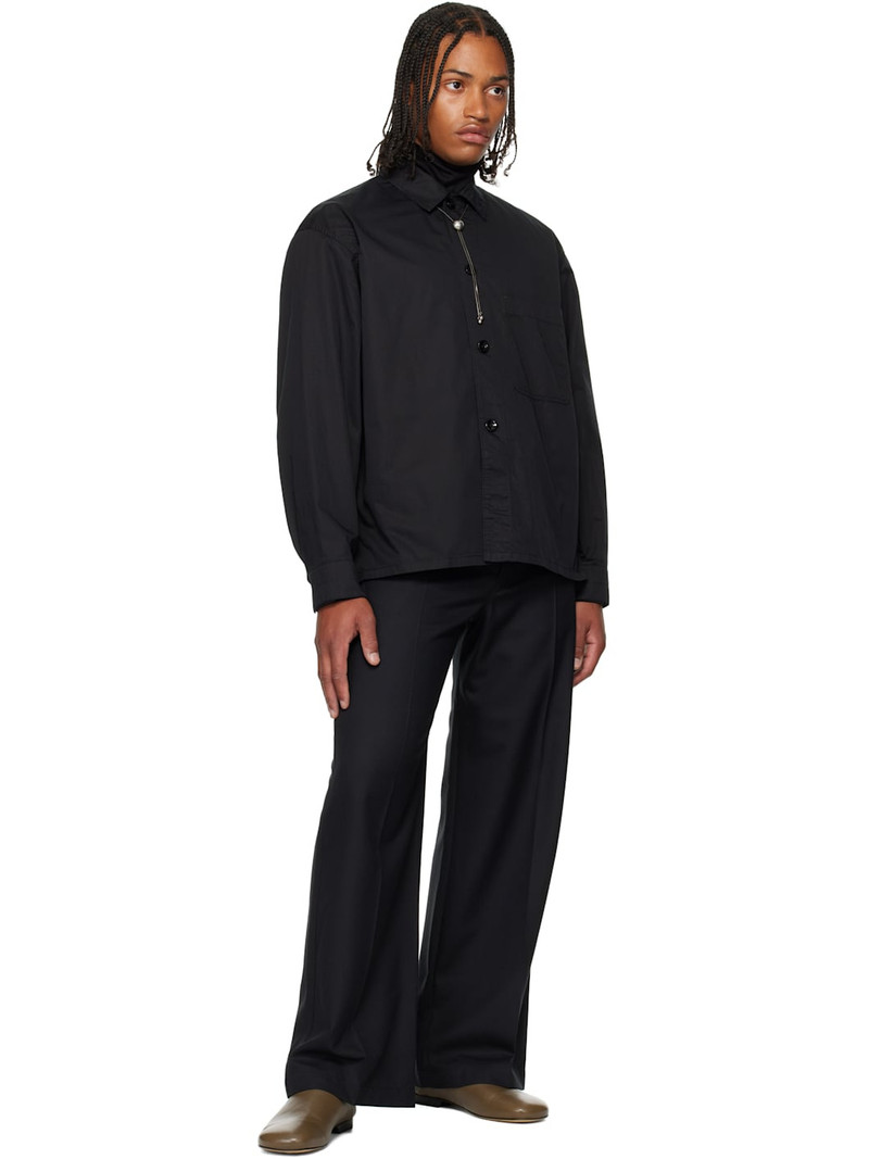 Lemaire Black Pyjama Shirt outlook