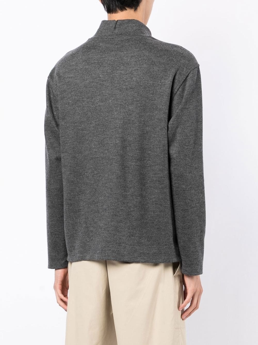 mock-neck wool-blend jumper - 4