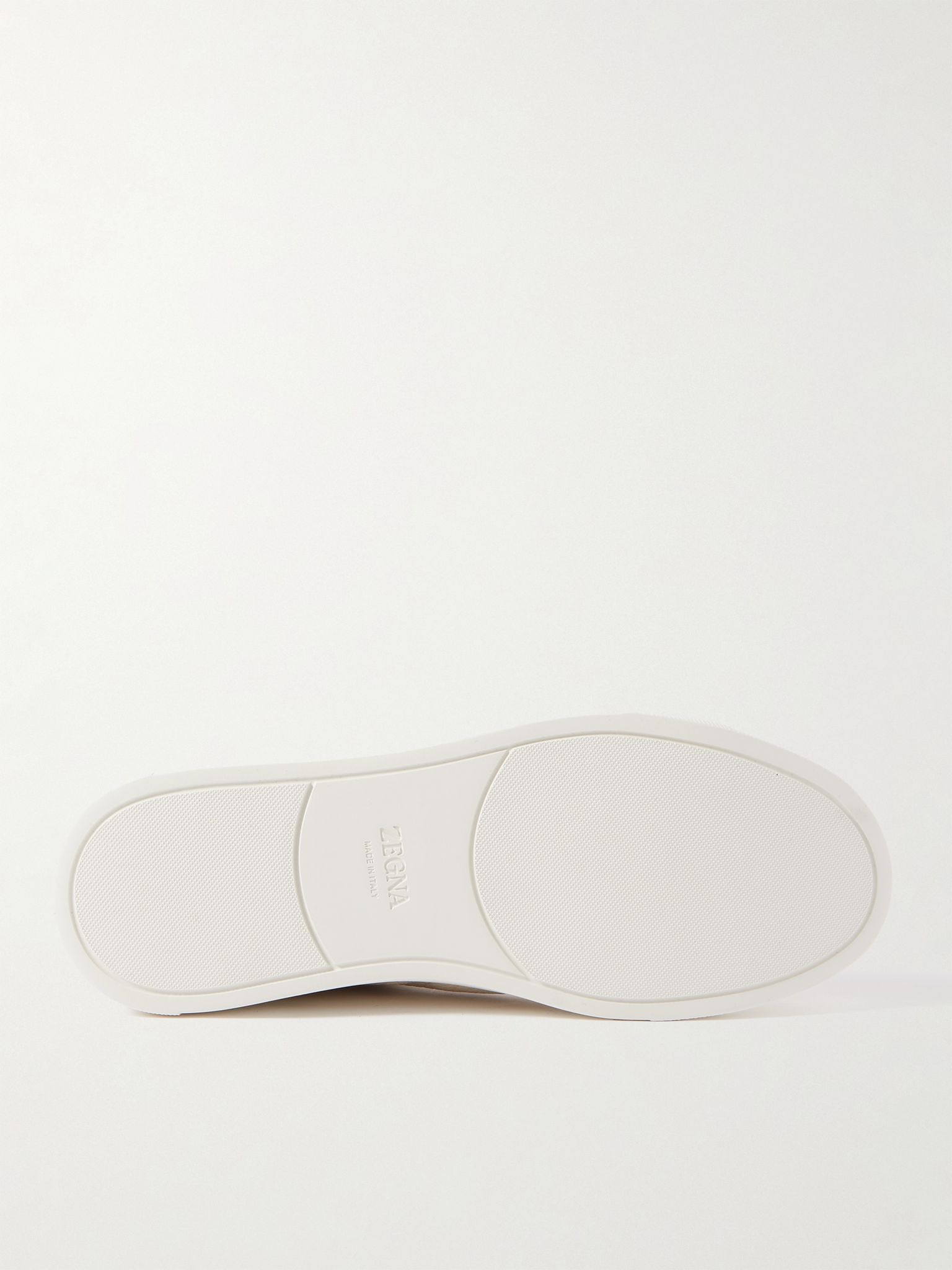 Triple Stitch™ Full-Grain Deerskin Slip-On Sneakers White - 7