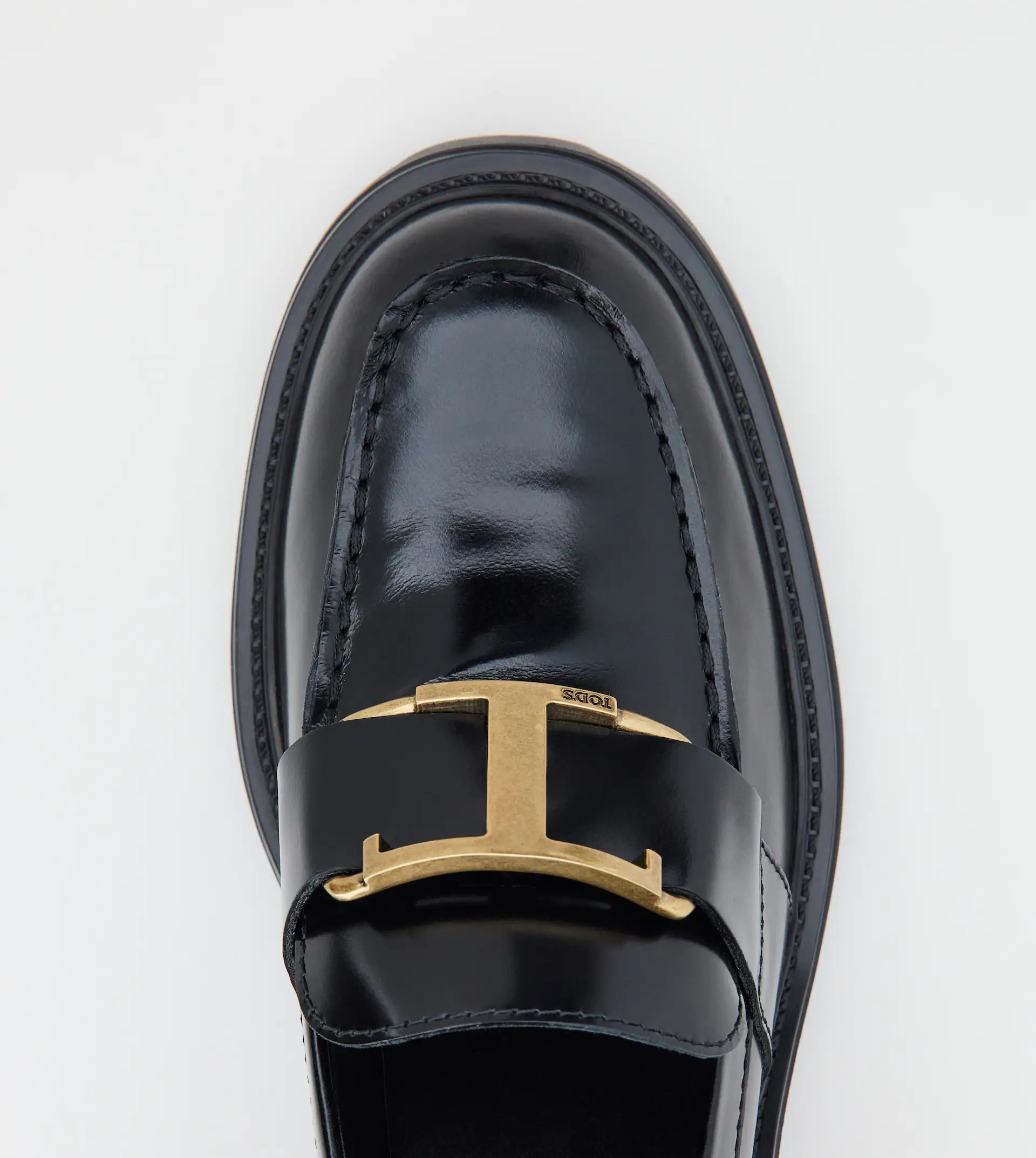 LOAFERS IN LEATHER - BLACK - 5