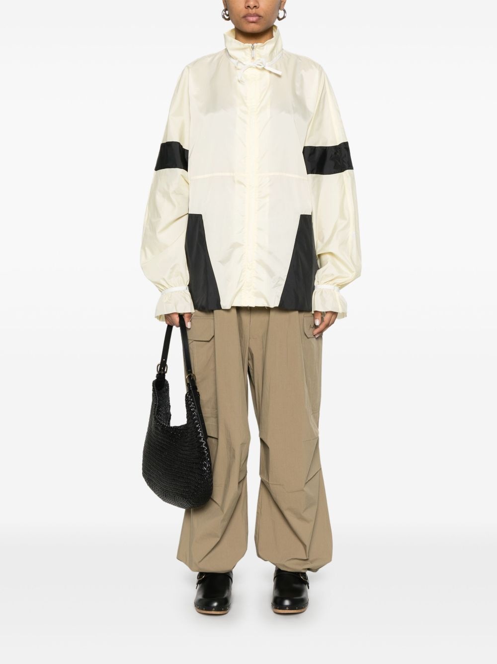 logo-print lightweight jacket - 2