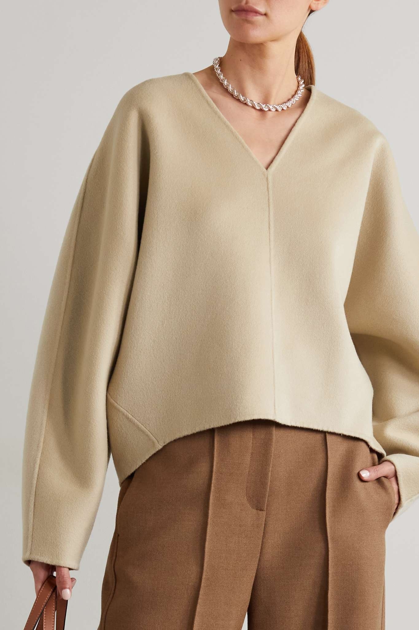 Wool and cashmere-blend sweater - 3