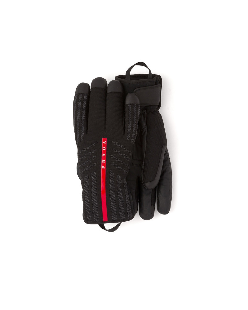 GORE-TEX, leather and knit ski gloves 1