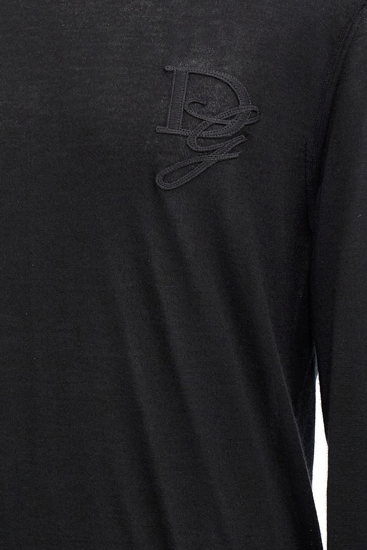 Logo embroidery sweater - 5