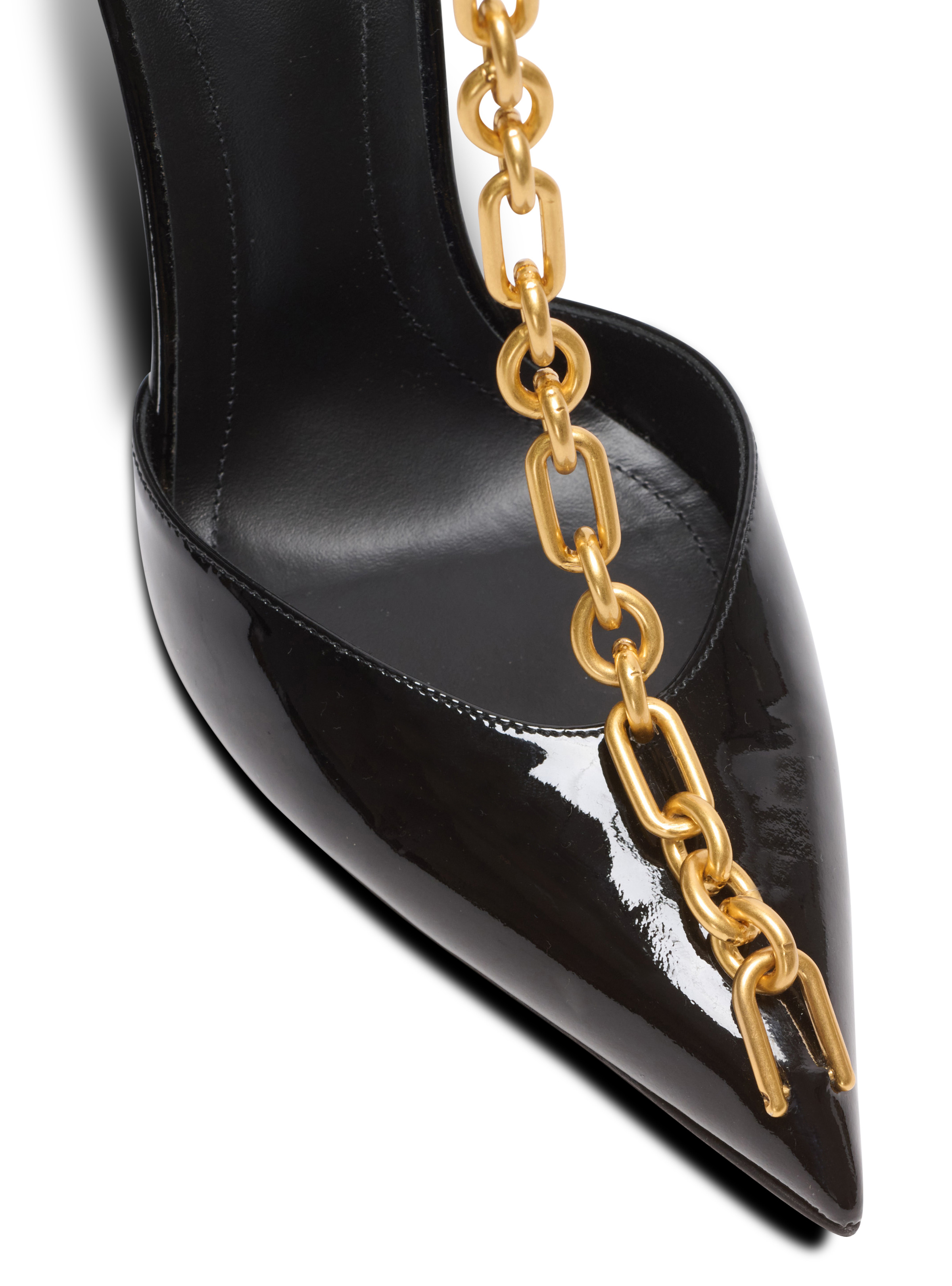 Sync patent leather stilettos with pointed toe - 5