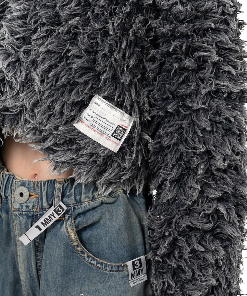 Bleached Shaggy Knit Sweater 7