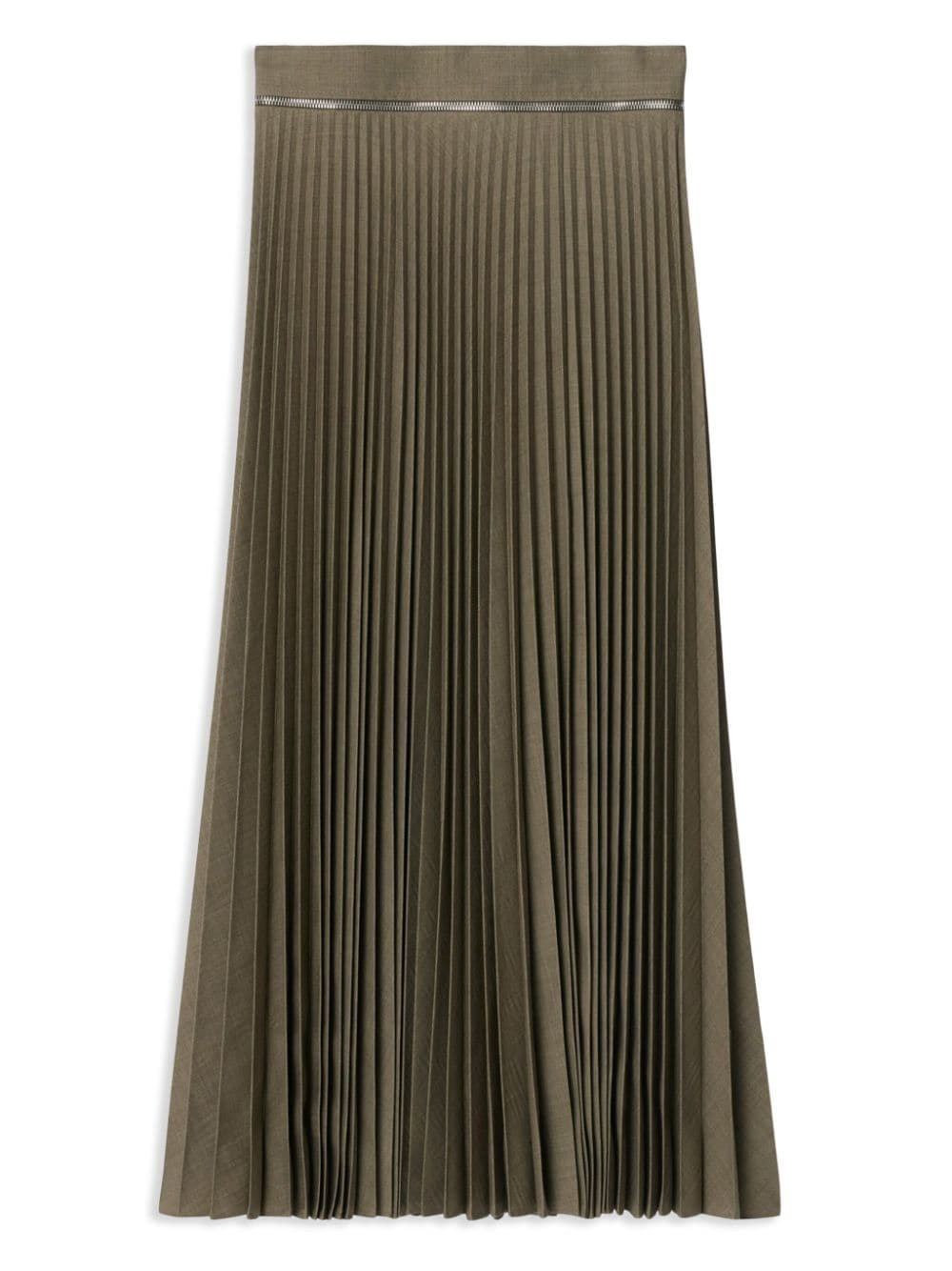 fully-pleated wool-blend skirt - 2