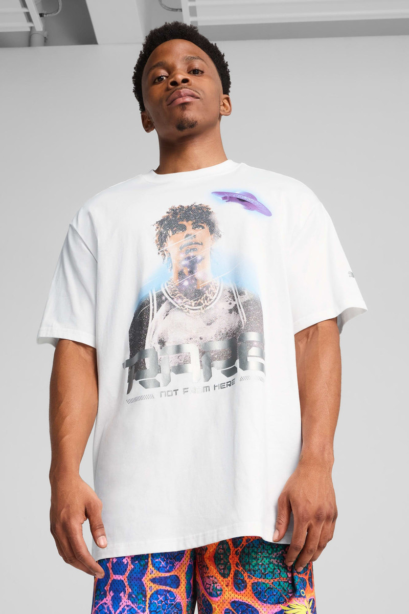 PUMA PUMA x LAMELO BALL Alien Skin Men's Basketball Tee outlook