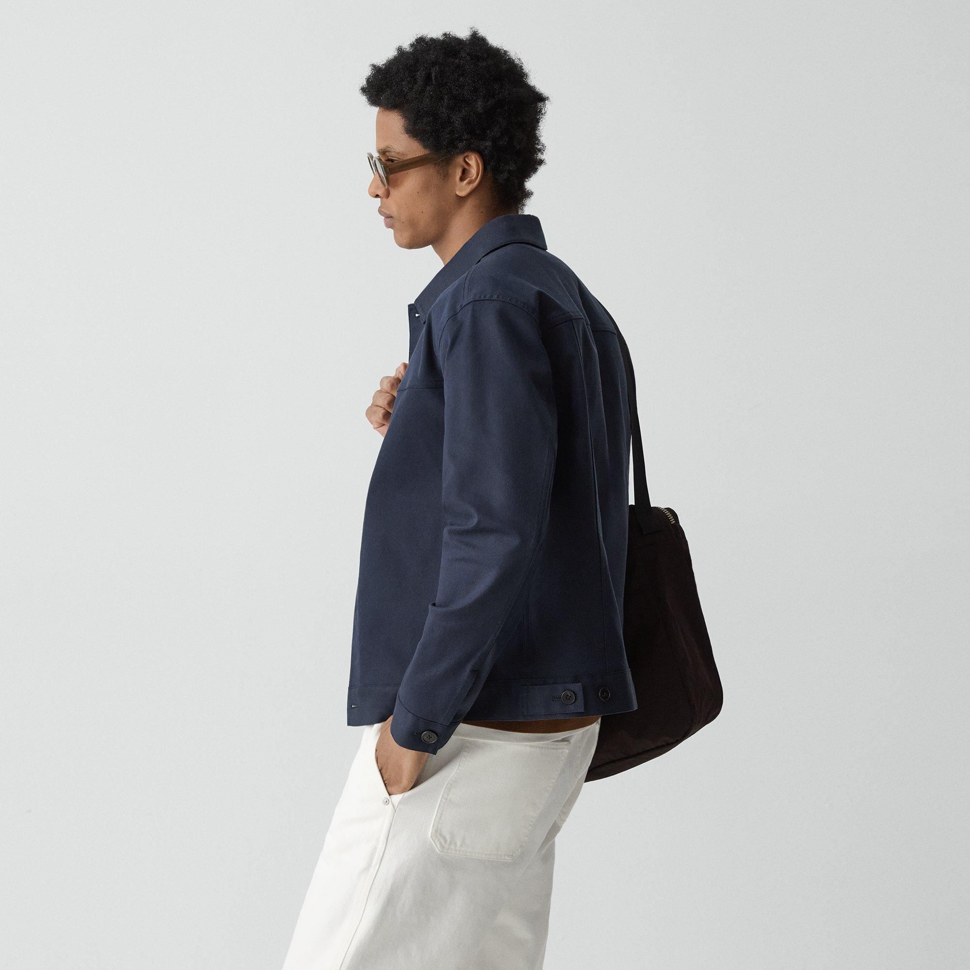 Button Jacket in Twill Stretch - 3
