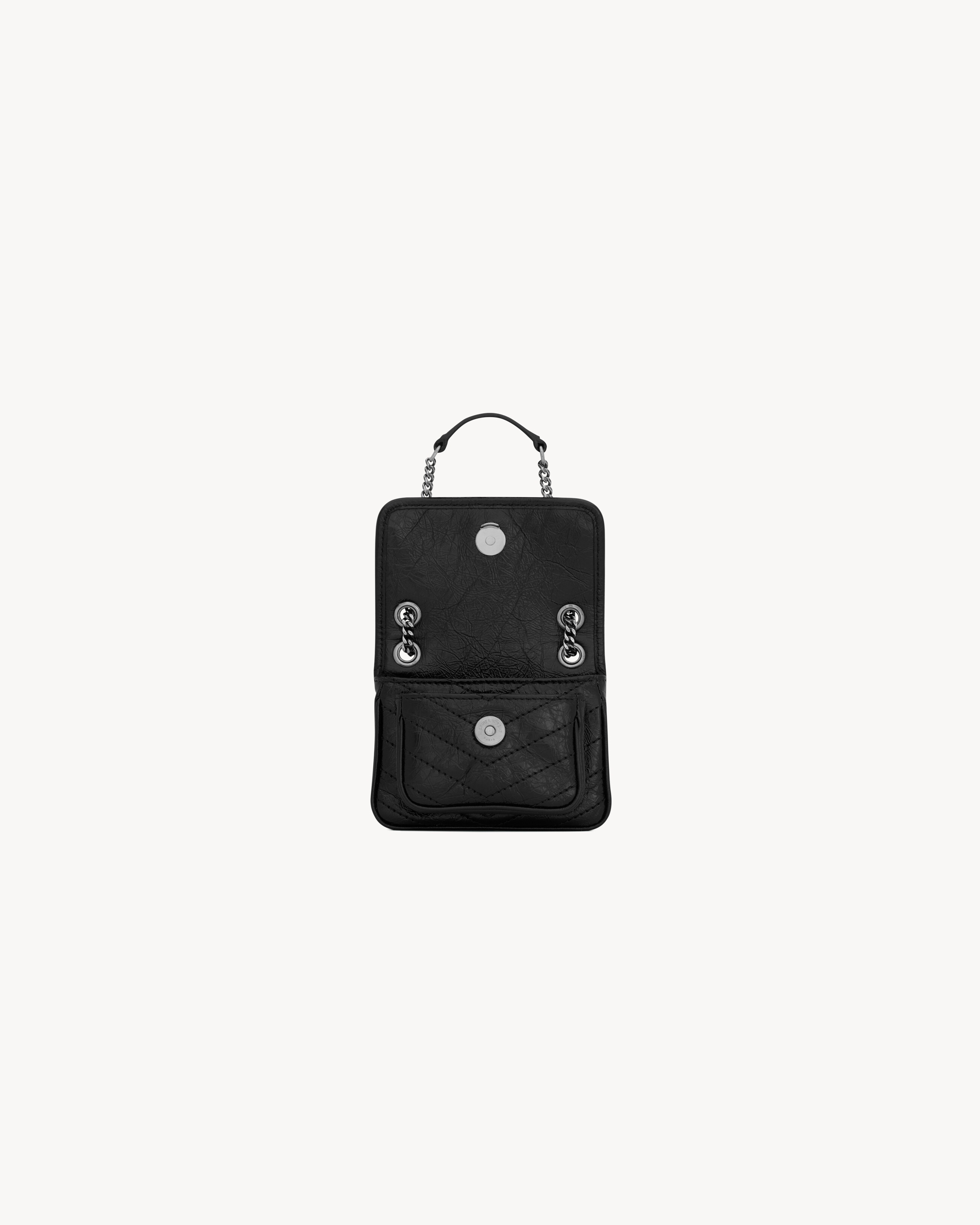NIKI MICRO BAG IN LEATHER - 4