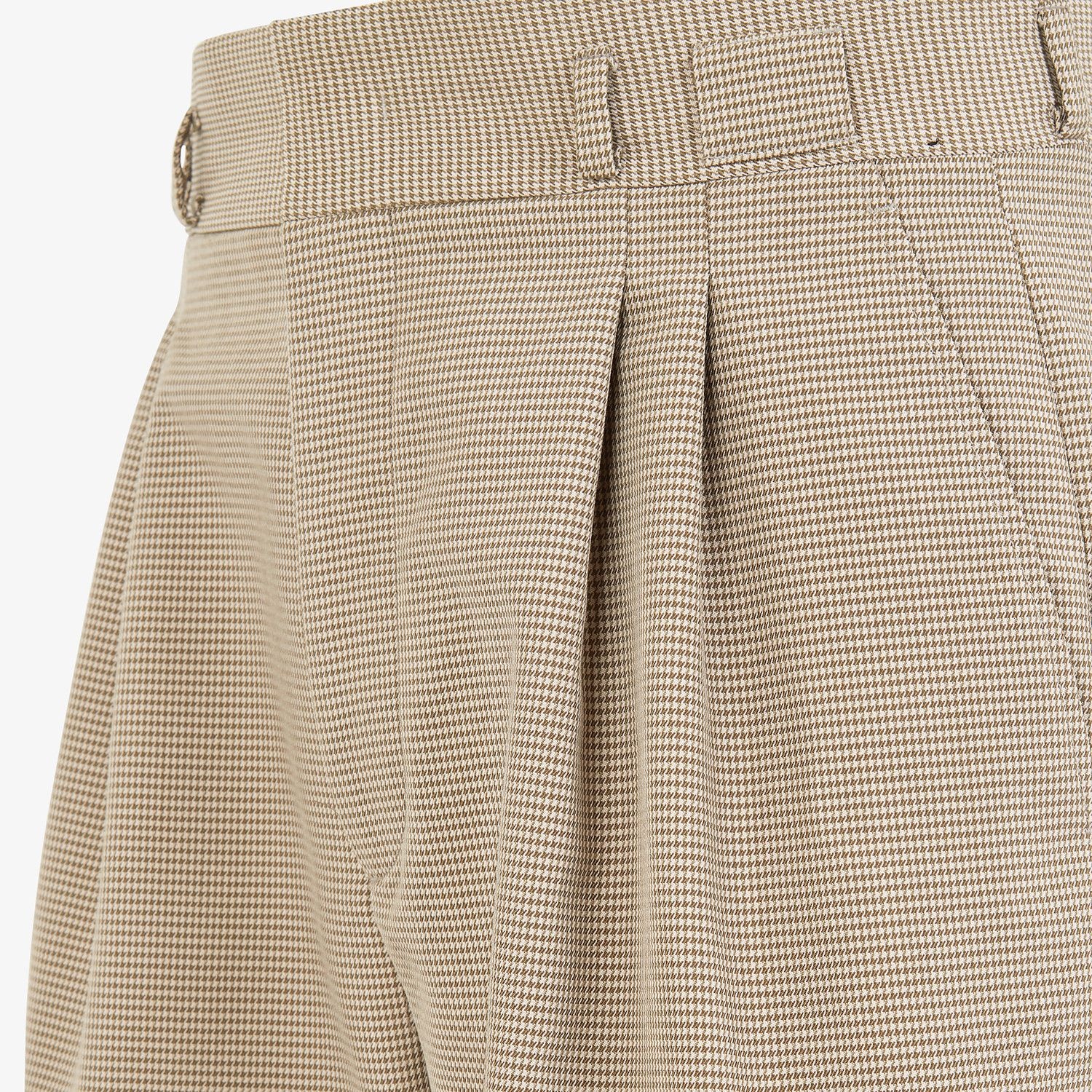 Beige cotton Bermudas - 3