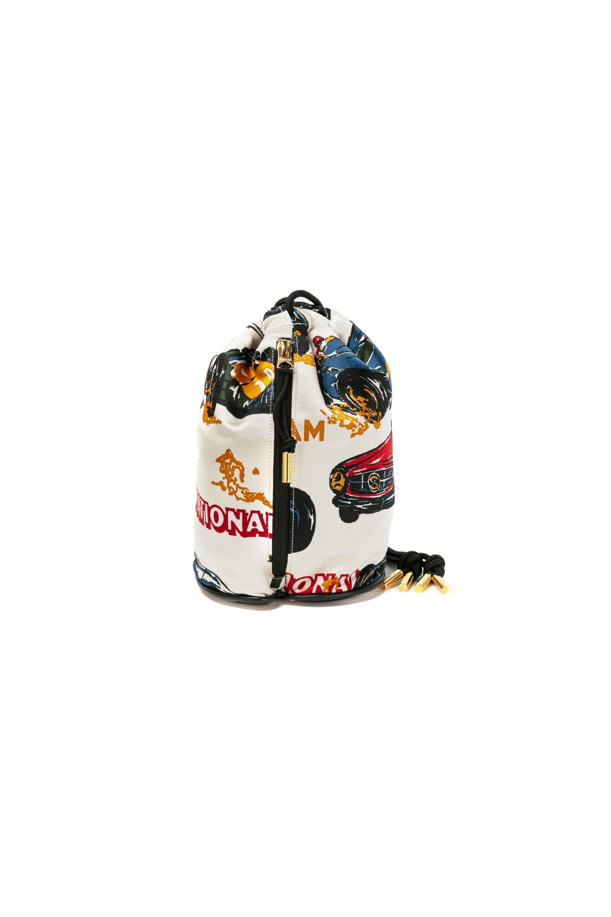 【sacai】s Kinchaku / Car Race Print For WOMEN sacai s Kinchaku / Car Race Print | sacai | REVERSIBLE