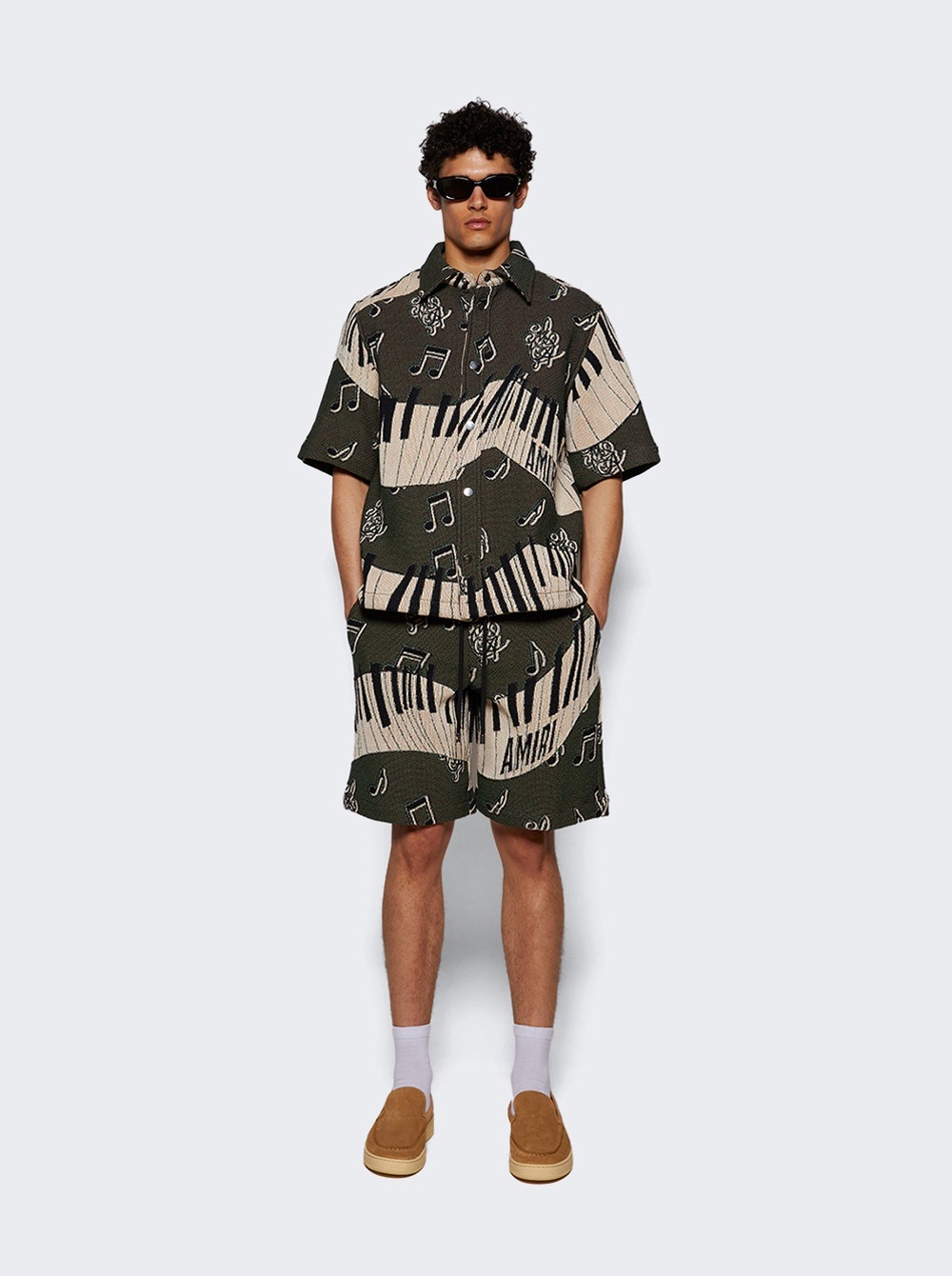 Piano Keys Tapestry Short Black - 5