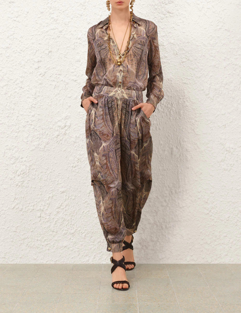 Hypnotic Silk Harem Pant - 2