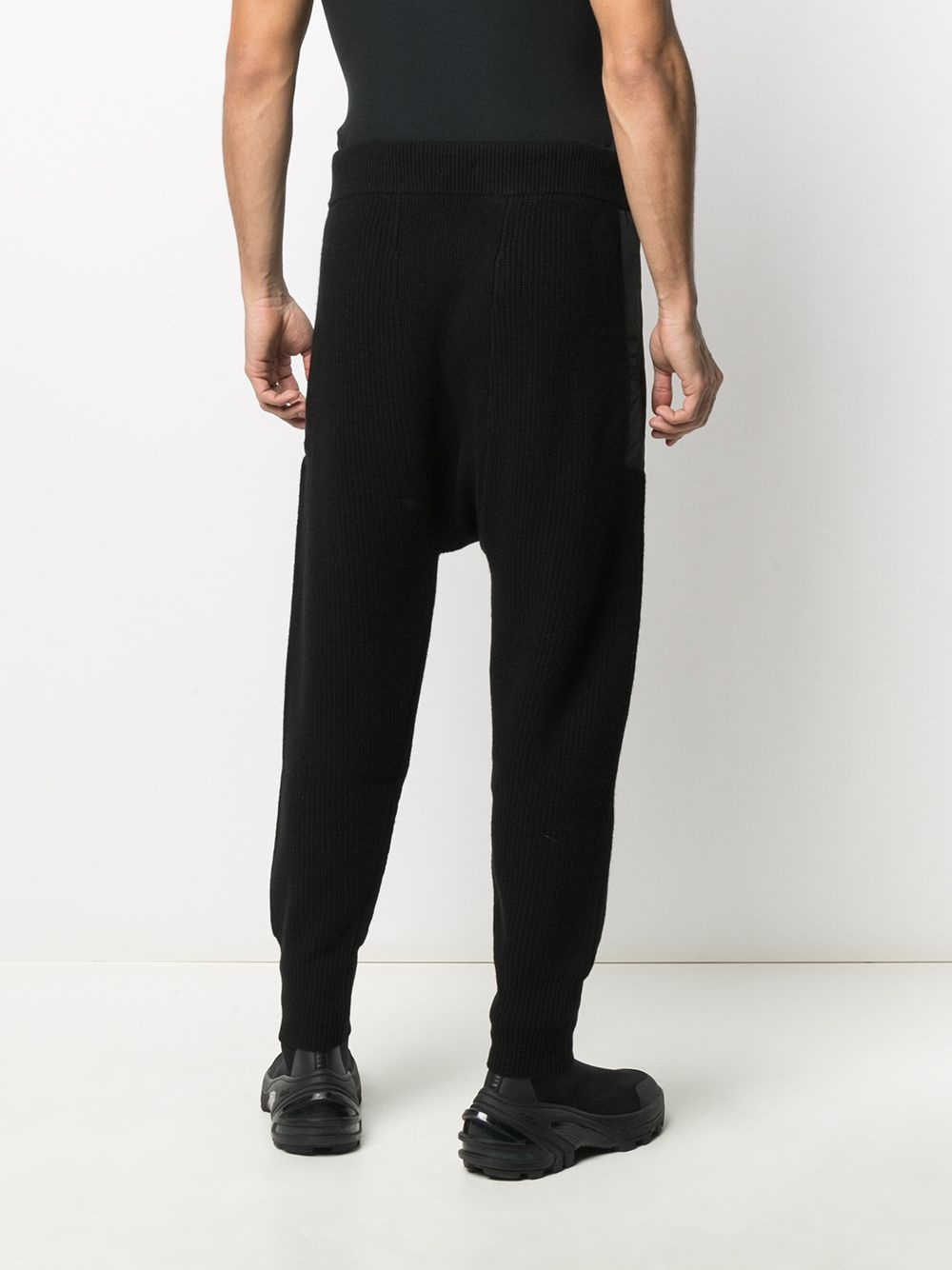 fleece-lined slim trousers - 4