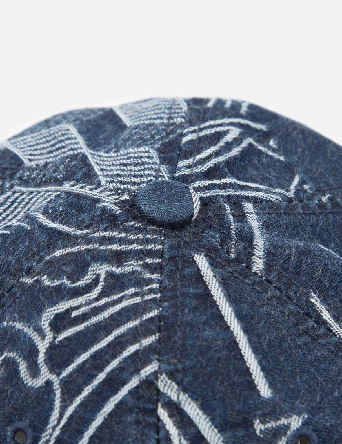 ALLOVER JAPANESE PATTERN JACQUARD CAP - 4