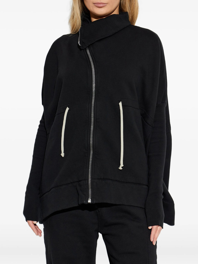 Rick Owens DRKSHDW Rick Owens Drkshdw Zip-up Funnel-neck Sweater outlook