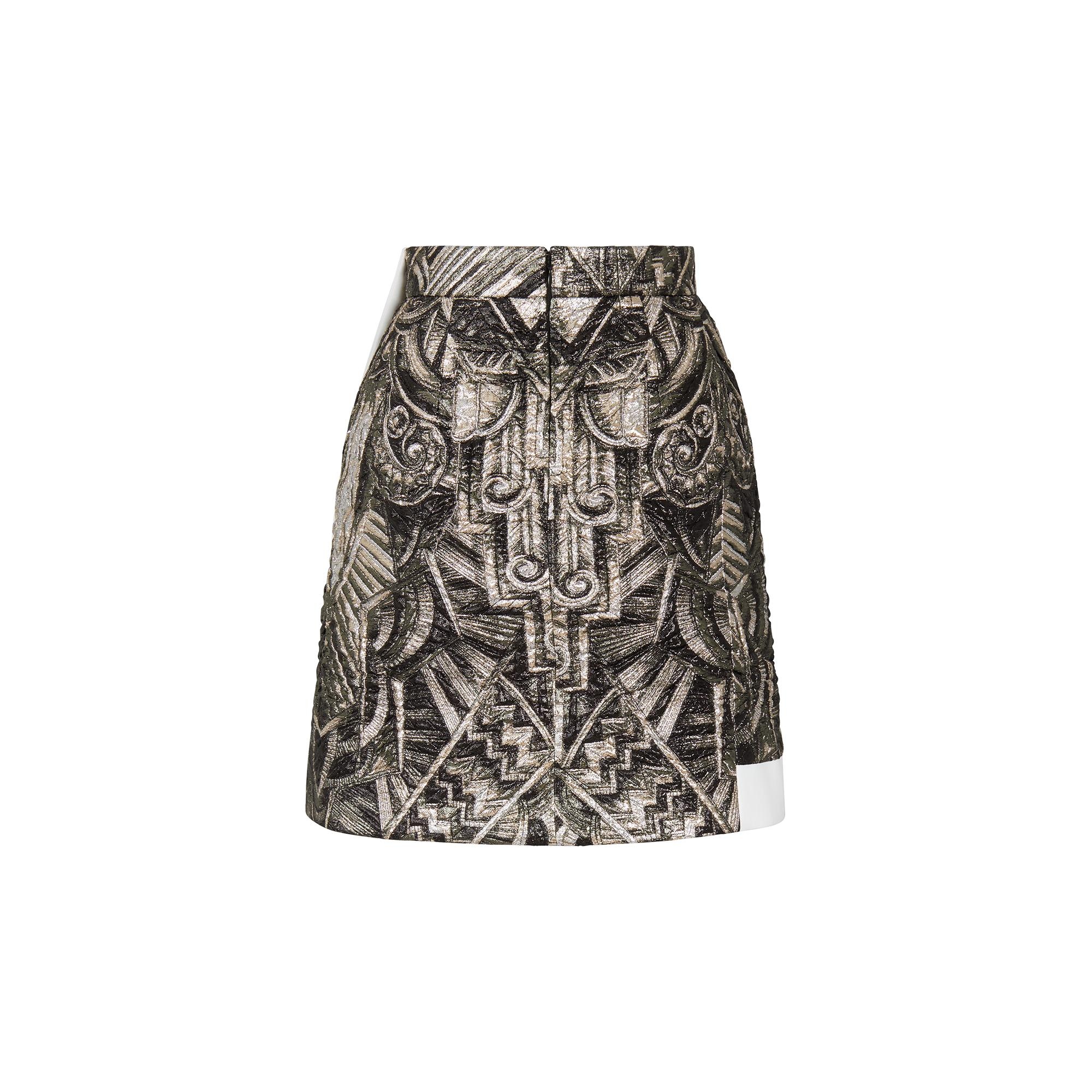 Jacquard Mini Skirt - 3