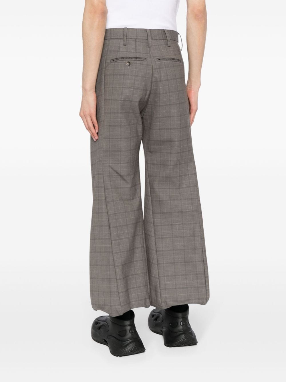 Robot wide-leg wool trousers - 4