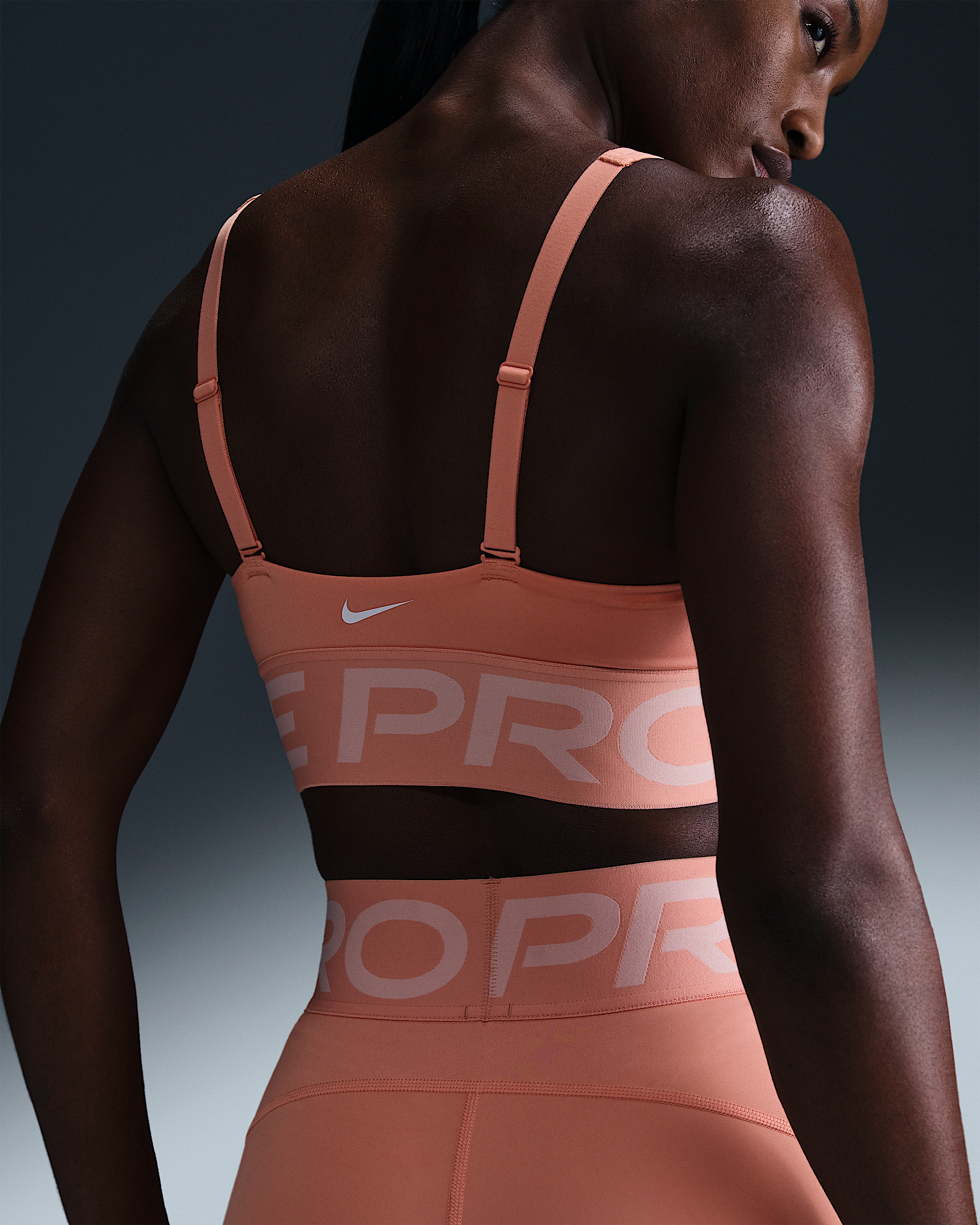 Nike Pro Indy Plunge Women's Medium-Support Padded Sports Bra - 2