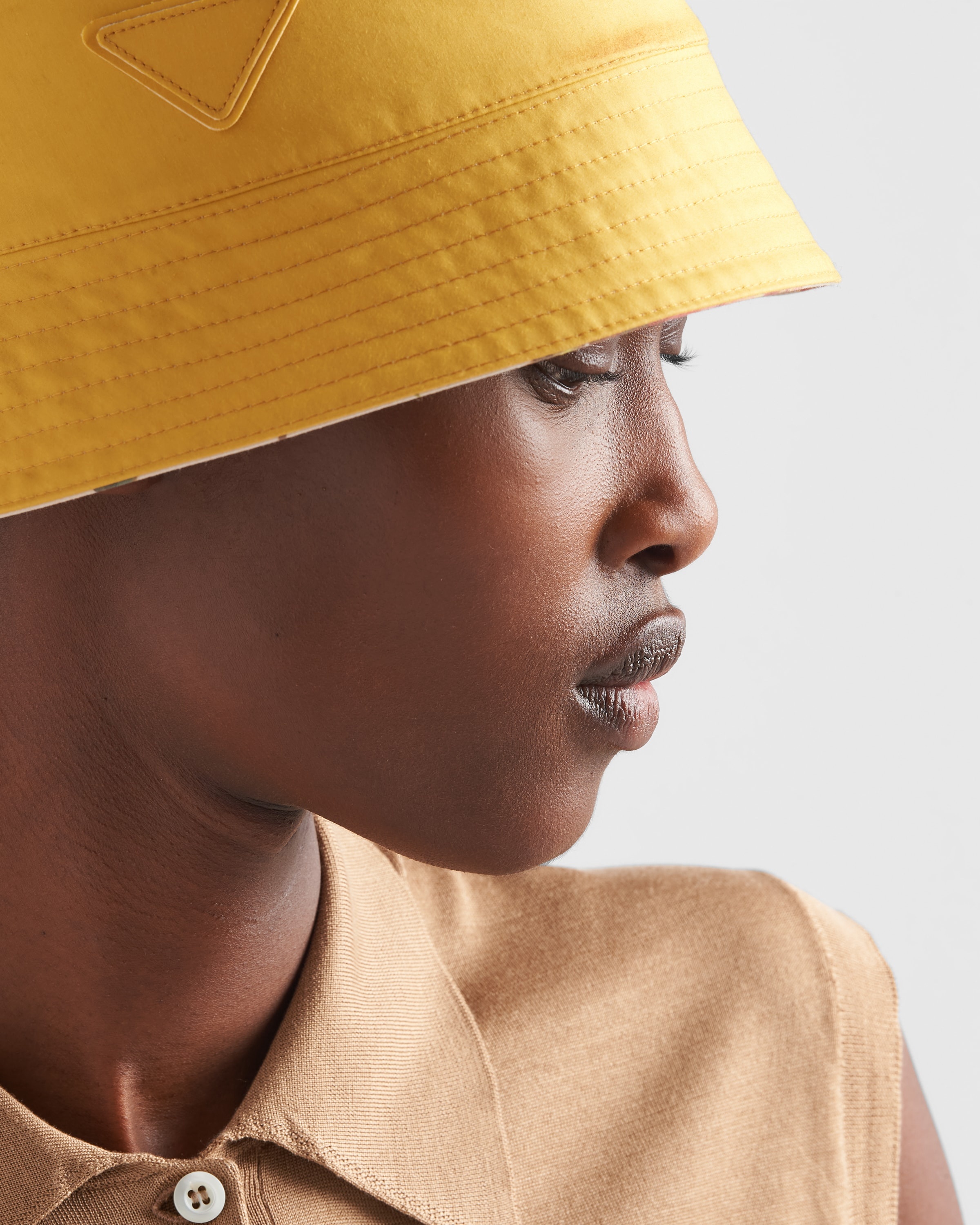 Reversible printed cotton bucket hat - 5