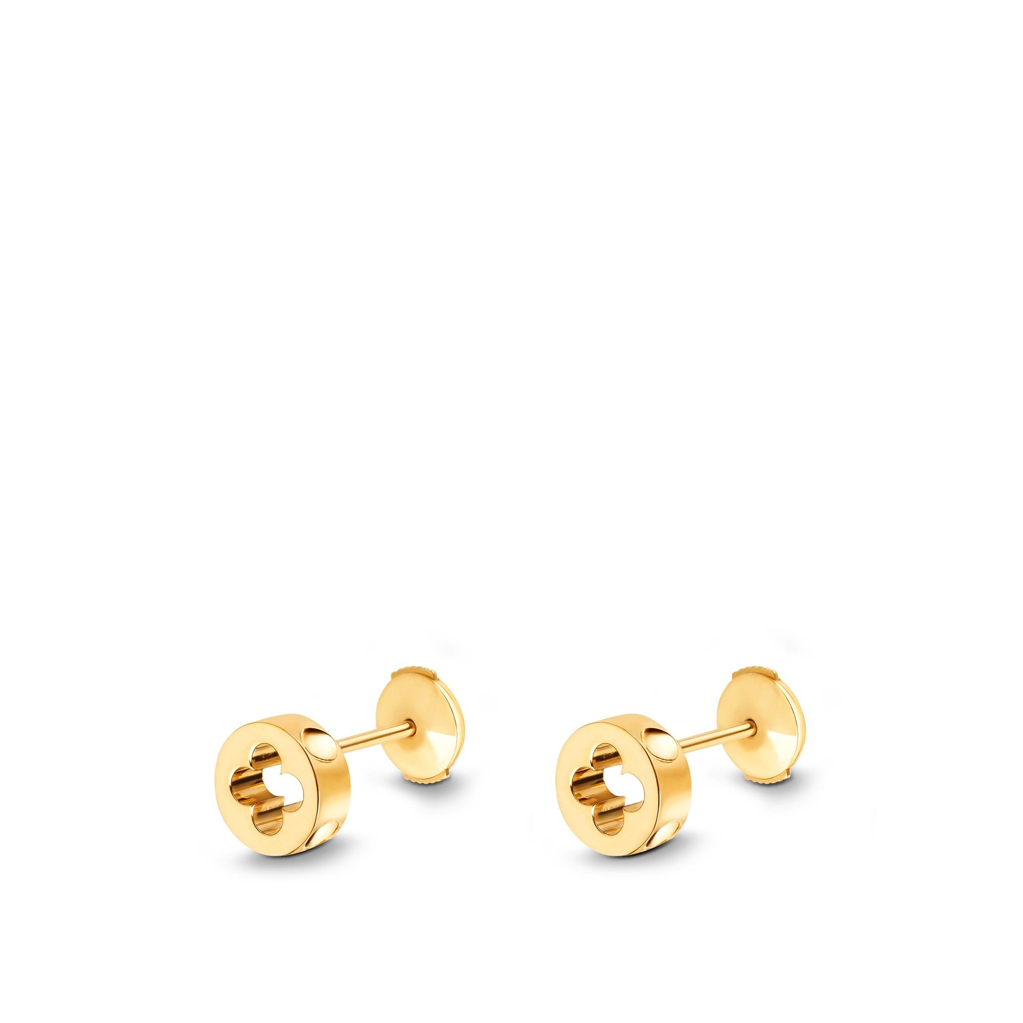 EMPREINTE EAR STUDS, YELLOW GOLD - 1