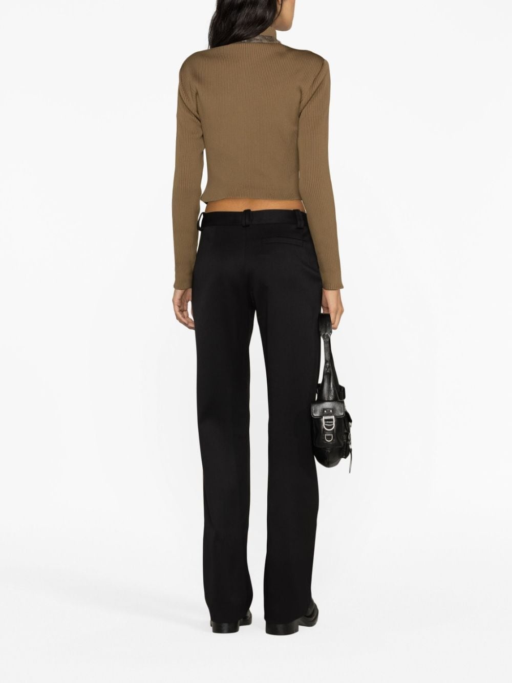 panelled zip-up jacket - 4