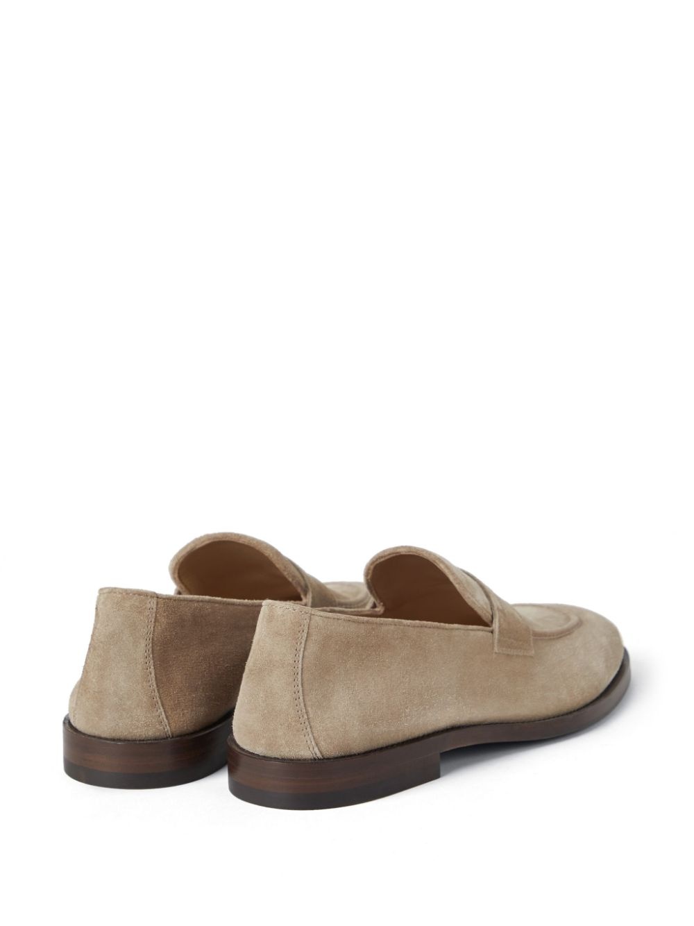 suede penny loafers - 3