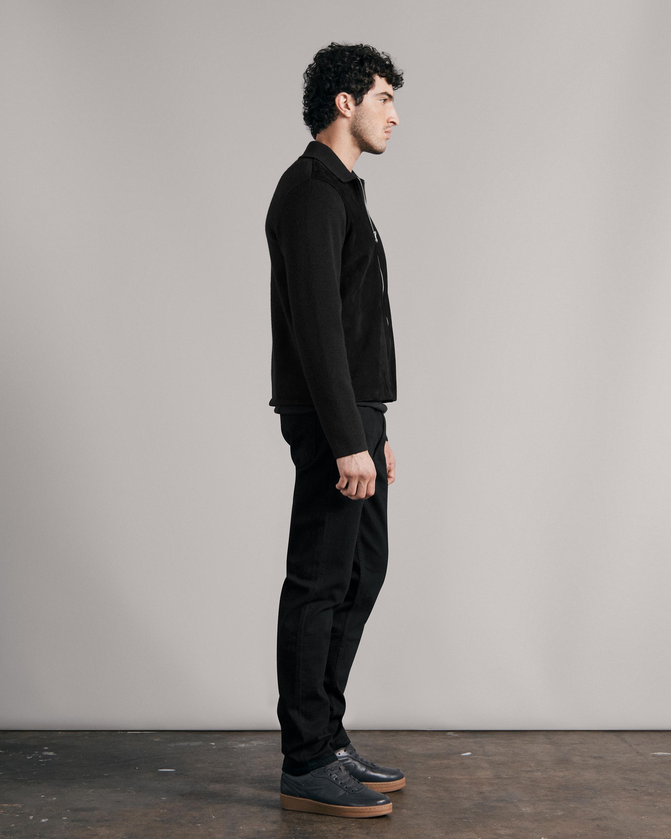 Melrose Suede Zip Through
Slim Fit Sweater - 4