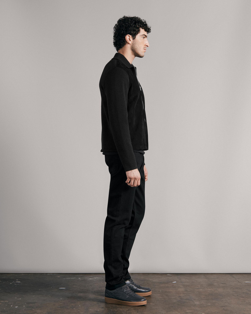 Melrose Suede Zip Through
Slim Fit Sweater 4