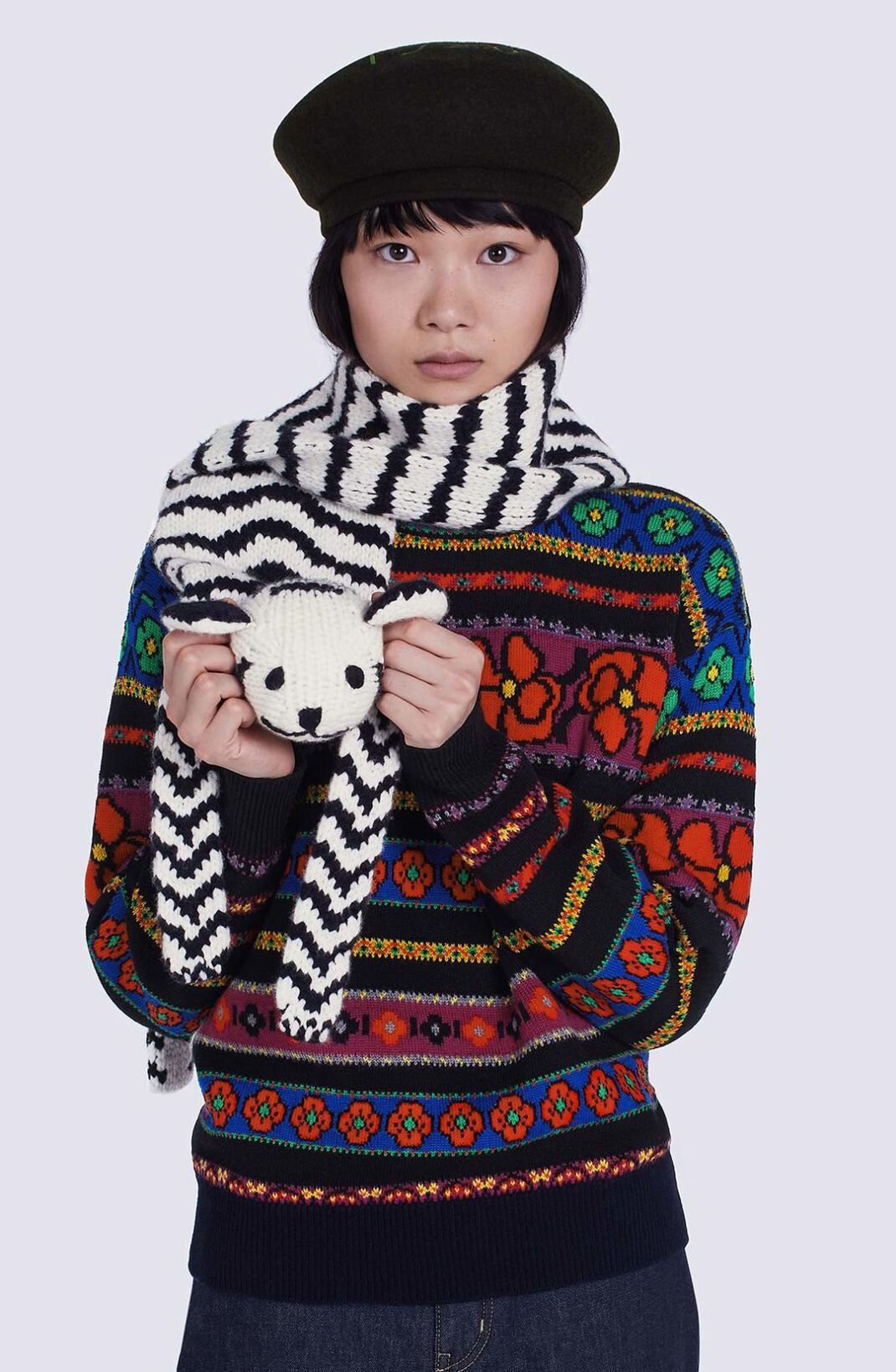 Printed scarf - 5