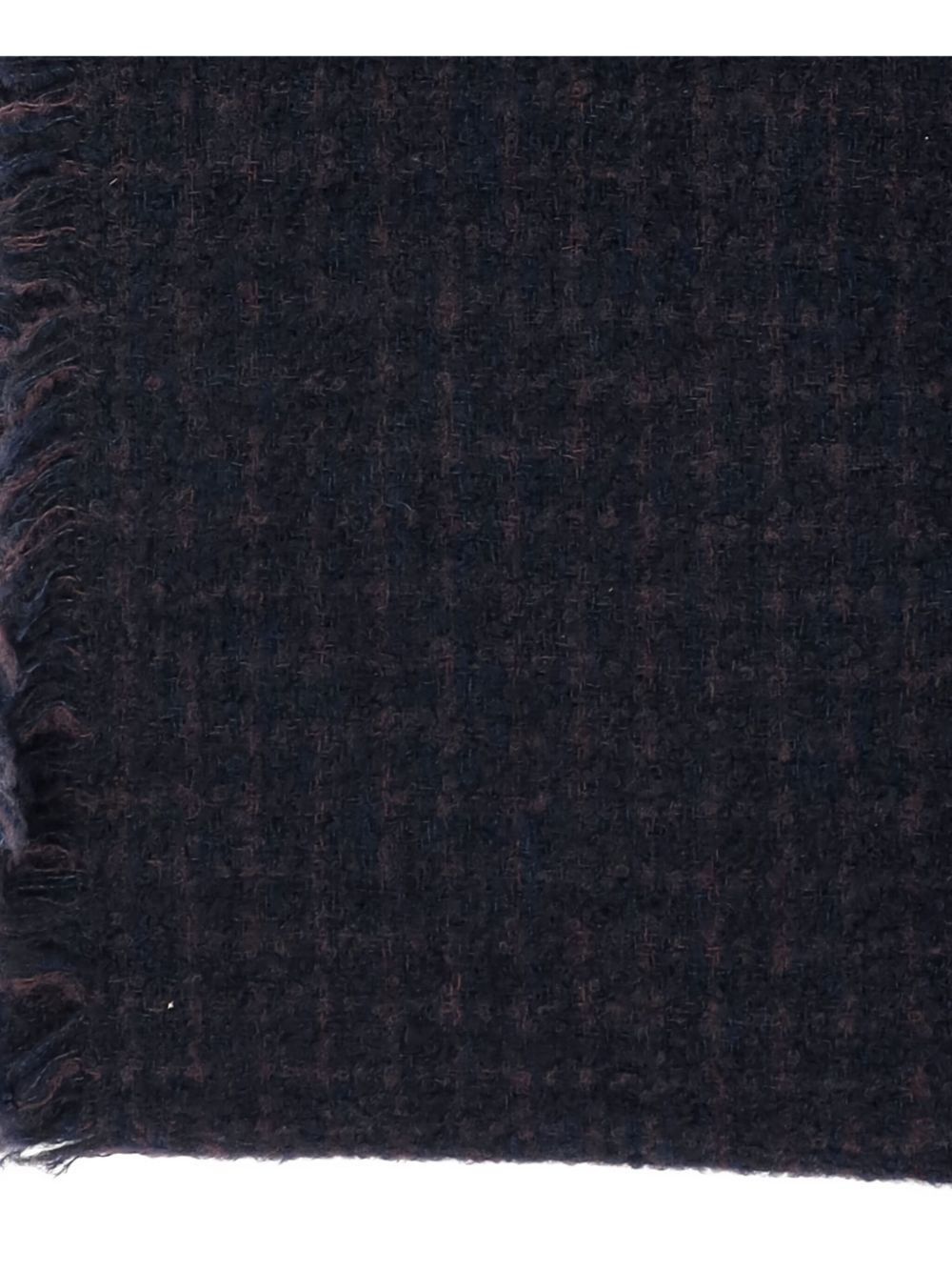 frayed check scarf - 2