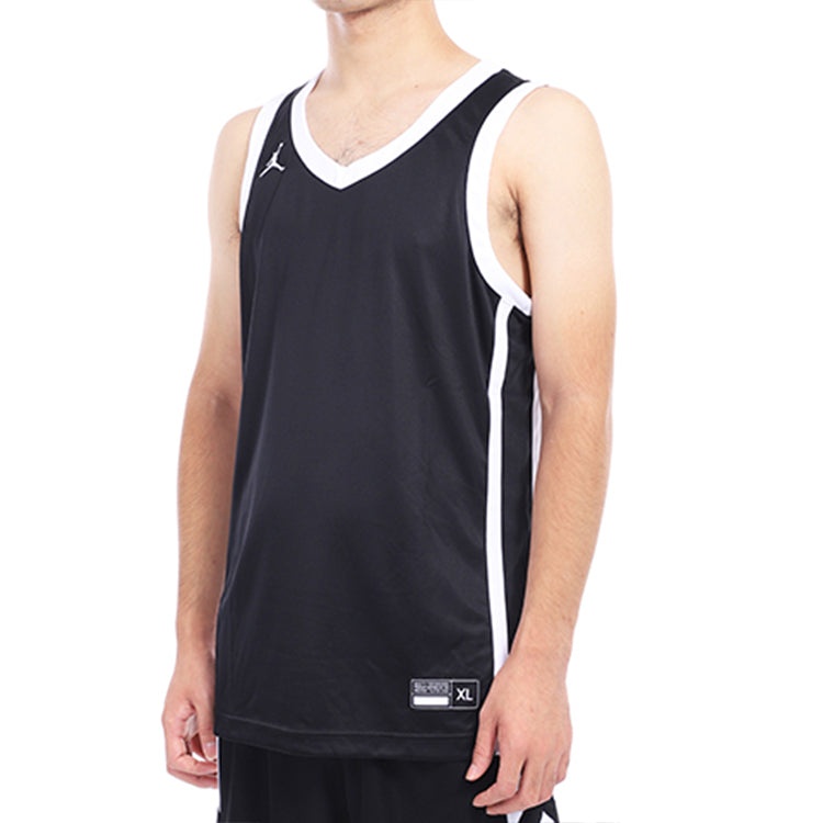 Air Jordan Basketball Sports Sleeveless Vest Black White AR4320-012 - 5