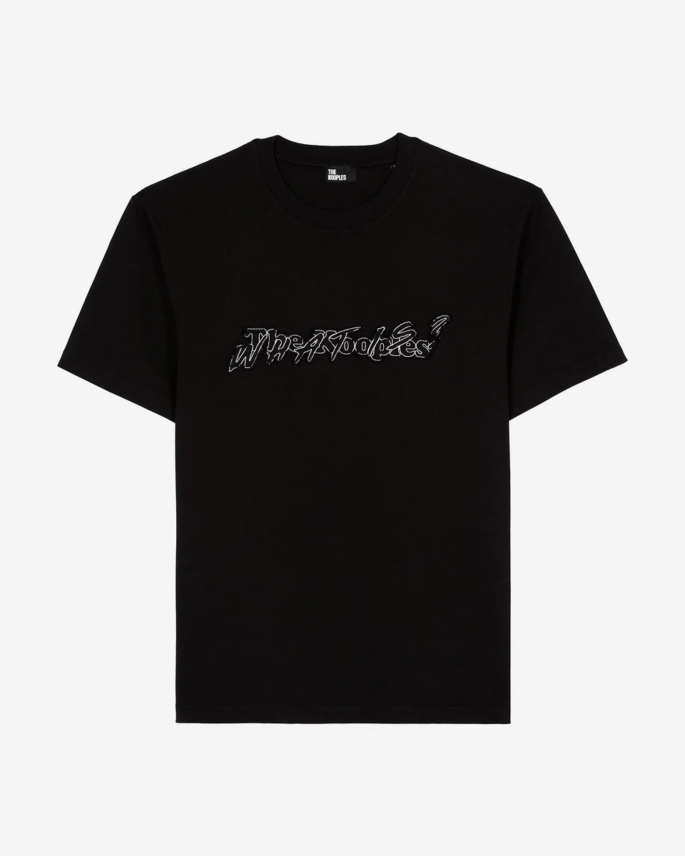 WHAT IS DENIM T-SHIRT BLACK - 1