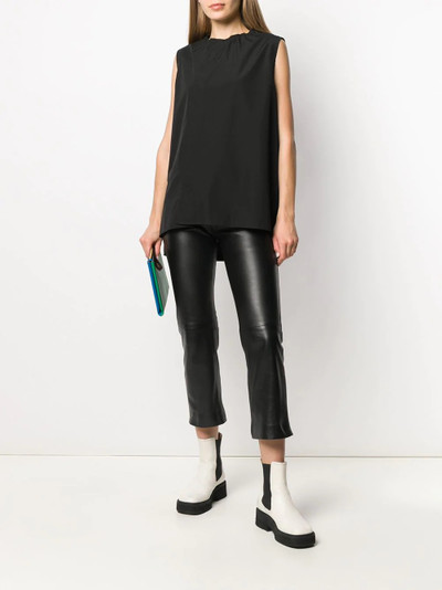 Marni gathered neck top outlook