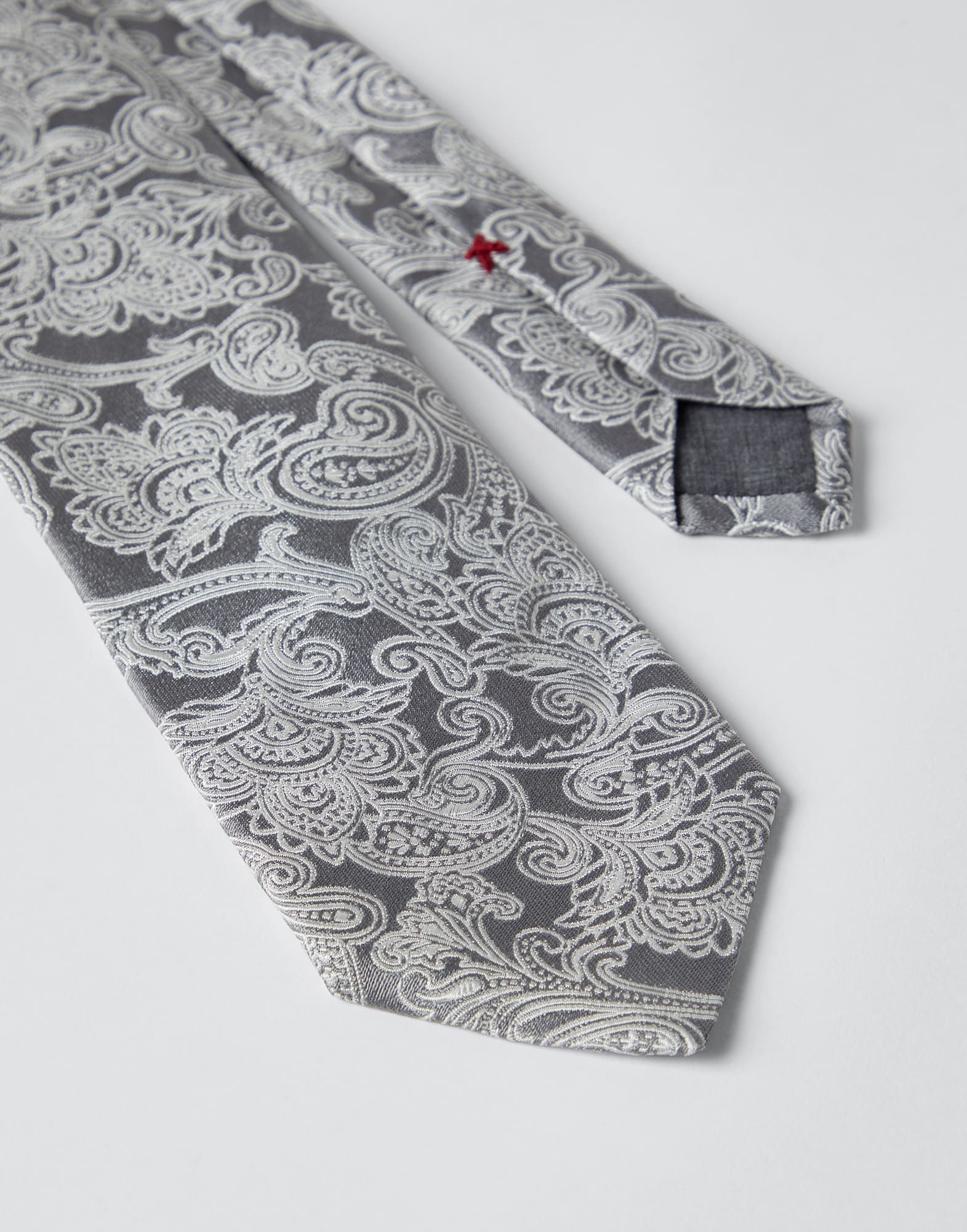 Paisley silk tie - 2