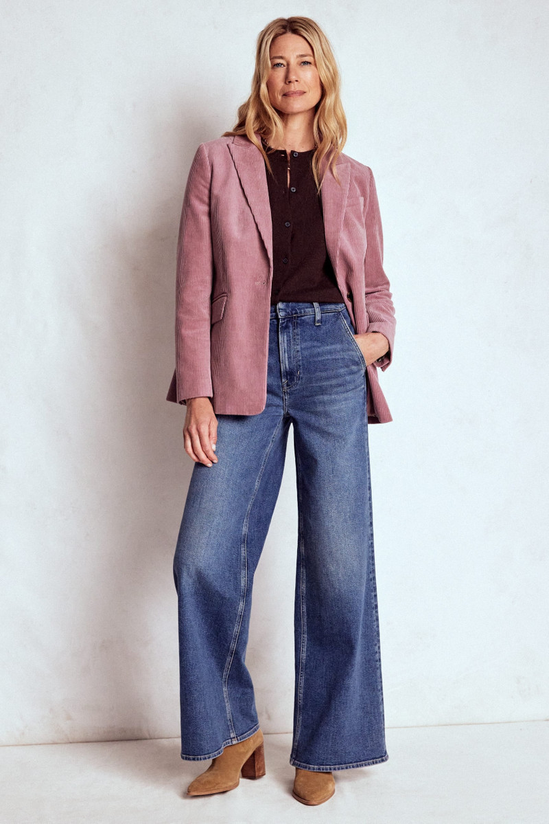 Woodbridge Cord Blazer-Blushing Rose 5