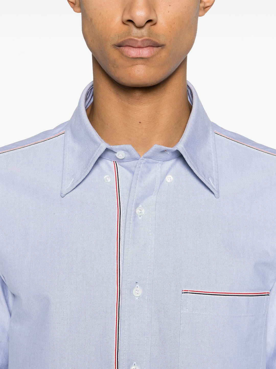 Oxford Grosgrain Framing Shirt - 4