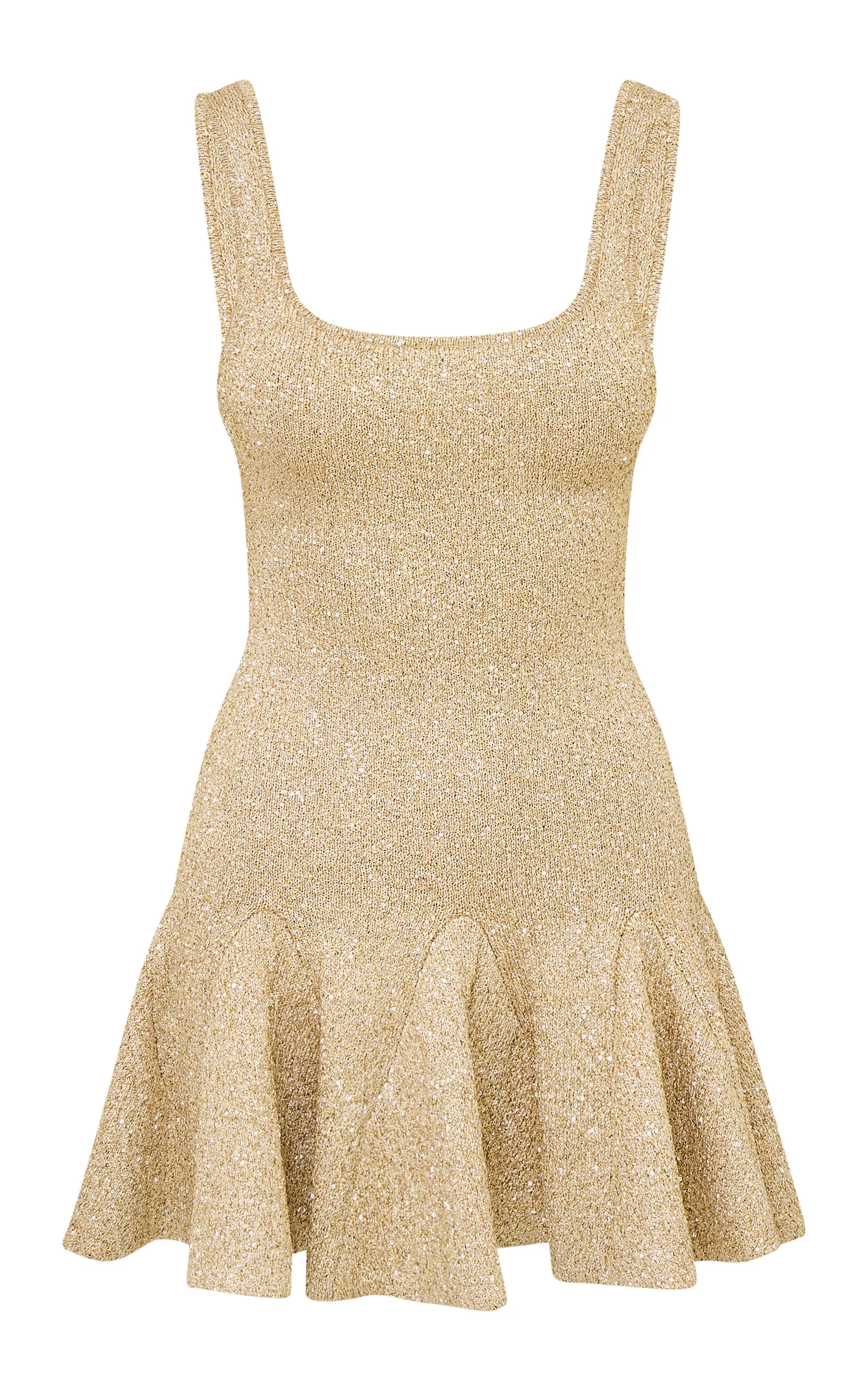 Sarajane Sequined Mini Dress gold - 1